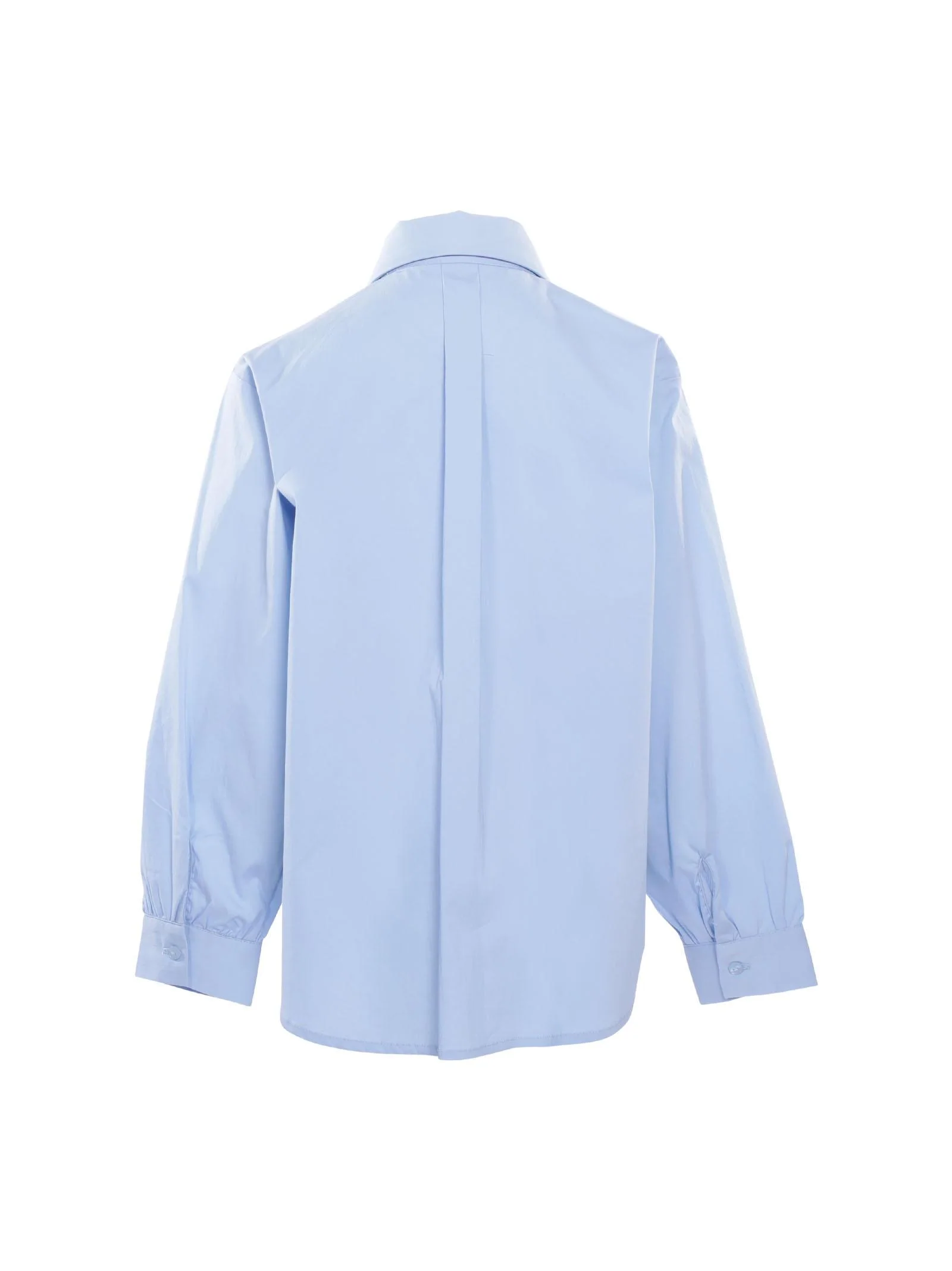 Camicia Manila Grace ragazza azzurra con cravatta - Image 3