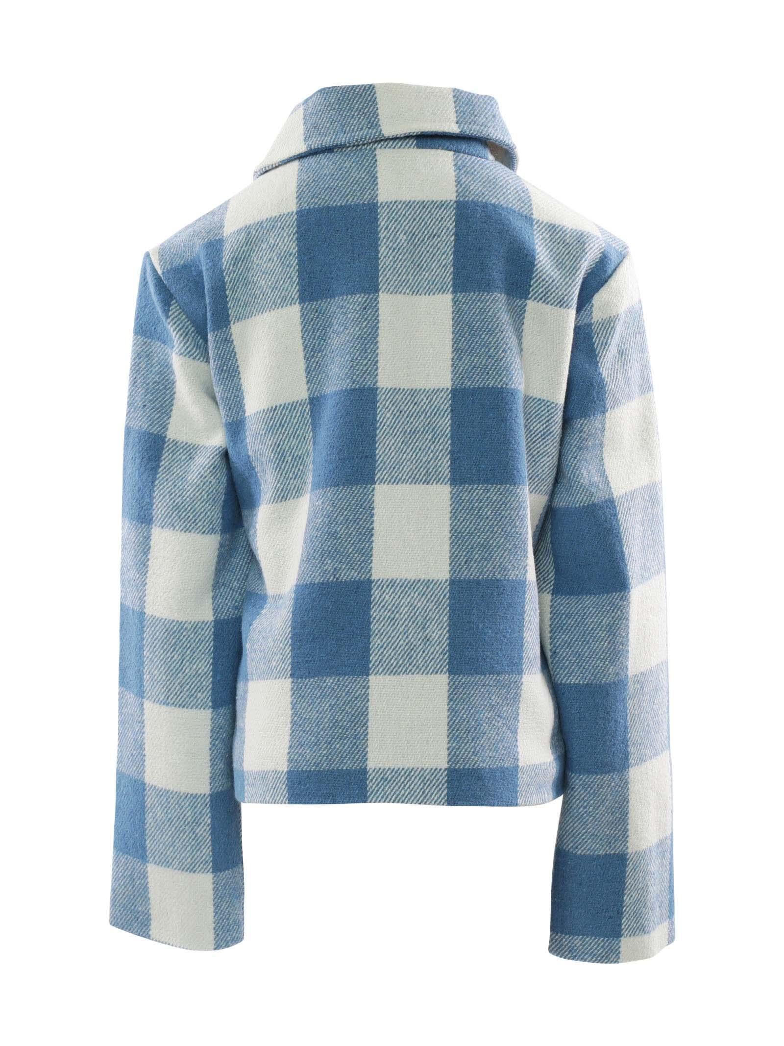 Cappottino oversize a quadri - Image 3