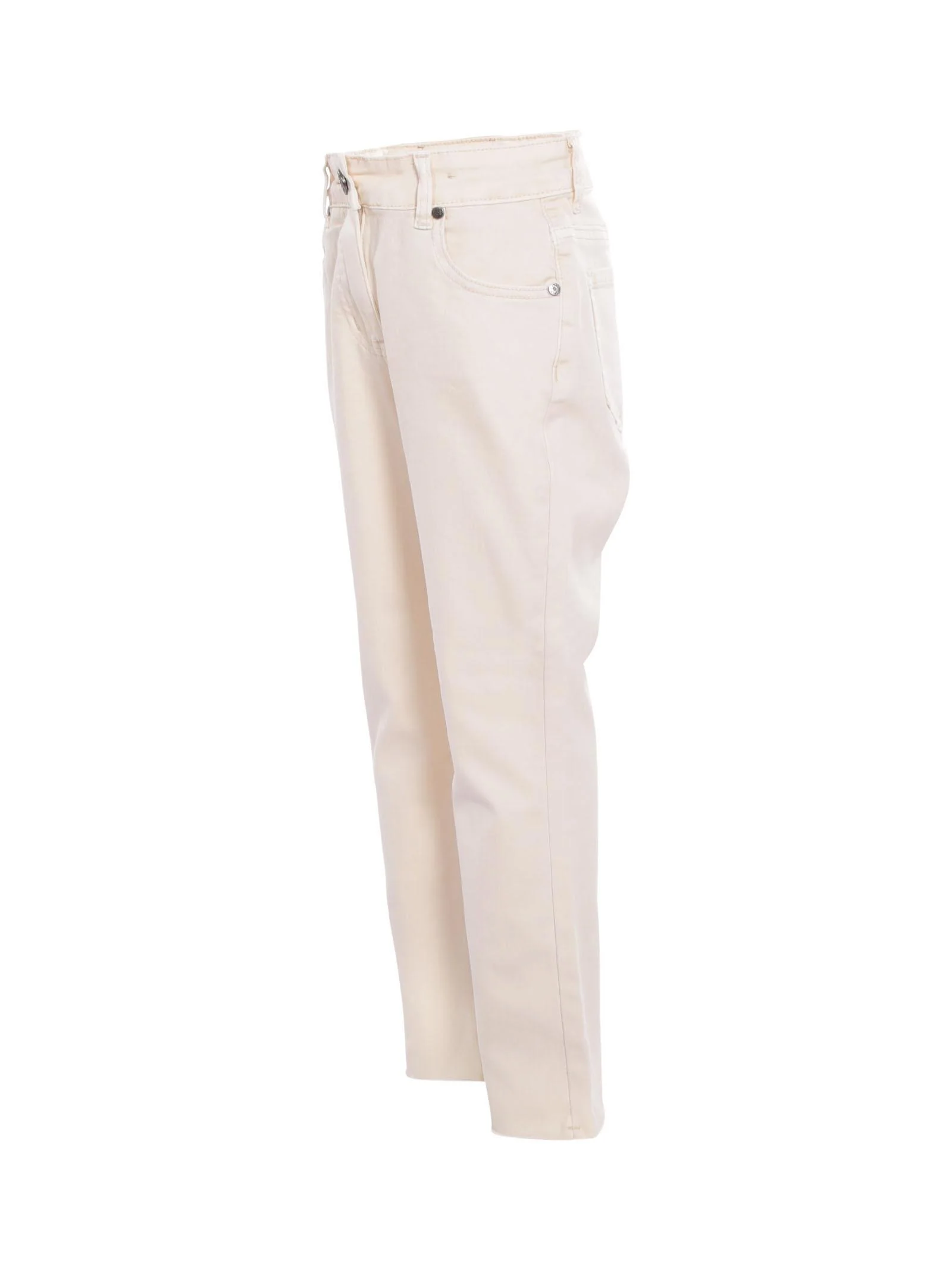 Jeans Manila Grace a zampa crema - Image 2
