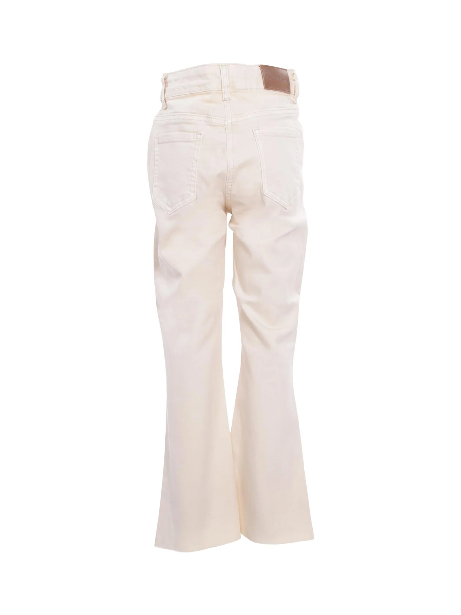 Jeans Manila Grace a zampa crema - Image 3