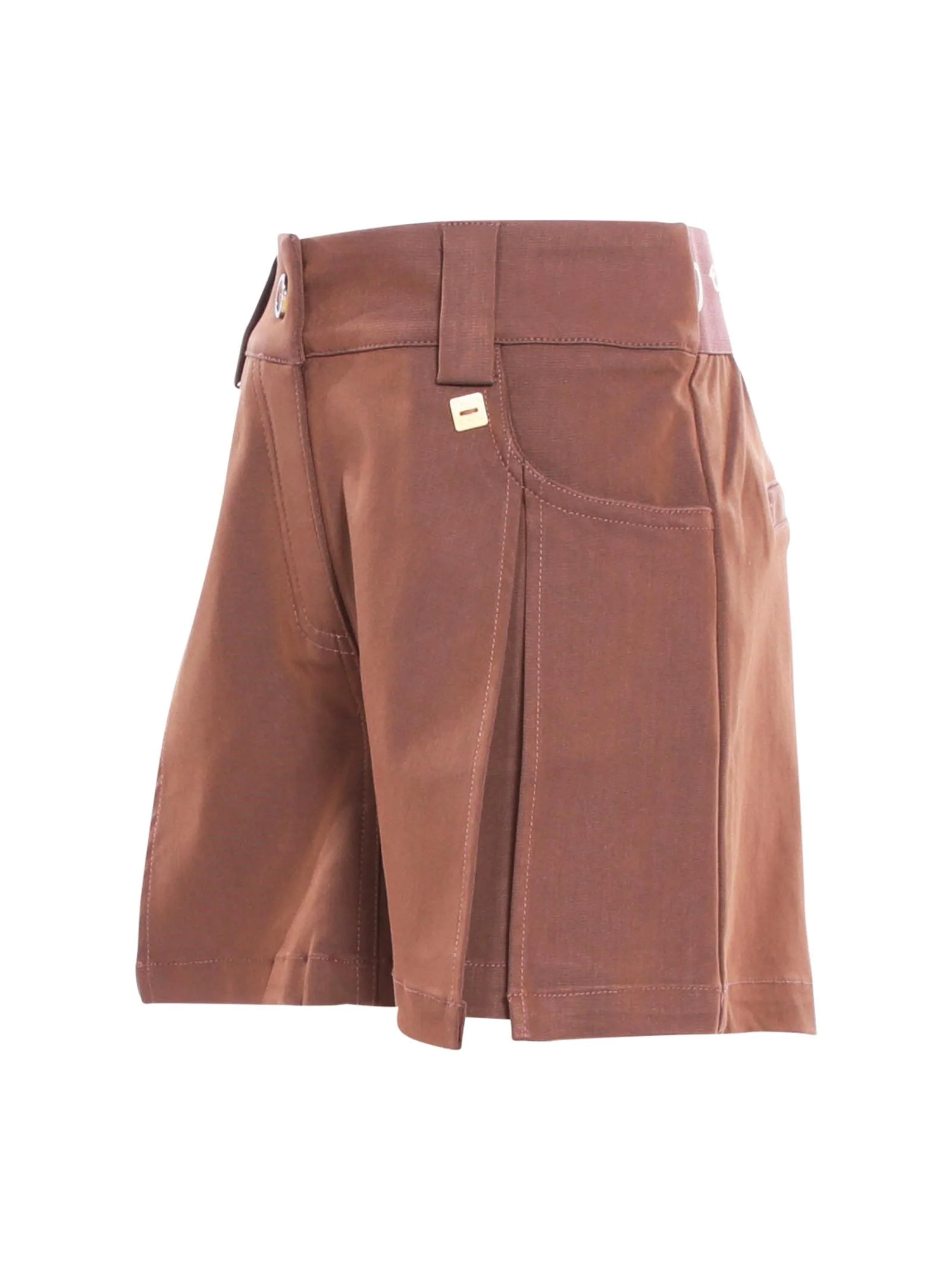 Shorts Gonna Manila Grace caffè con pince - Image 2