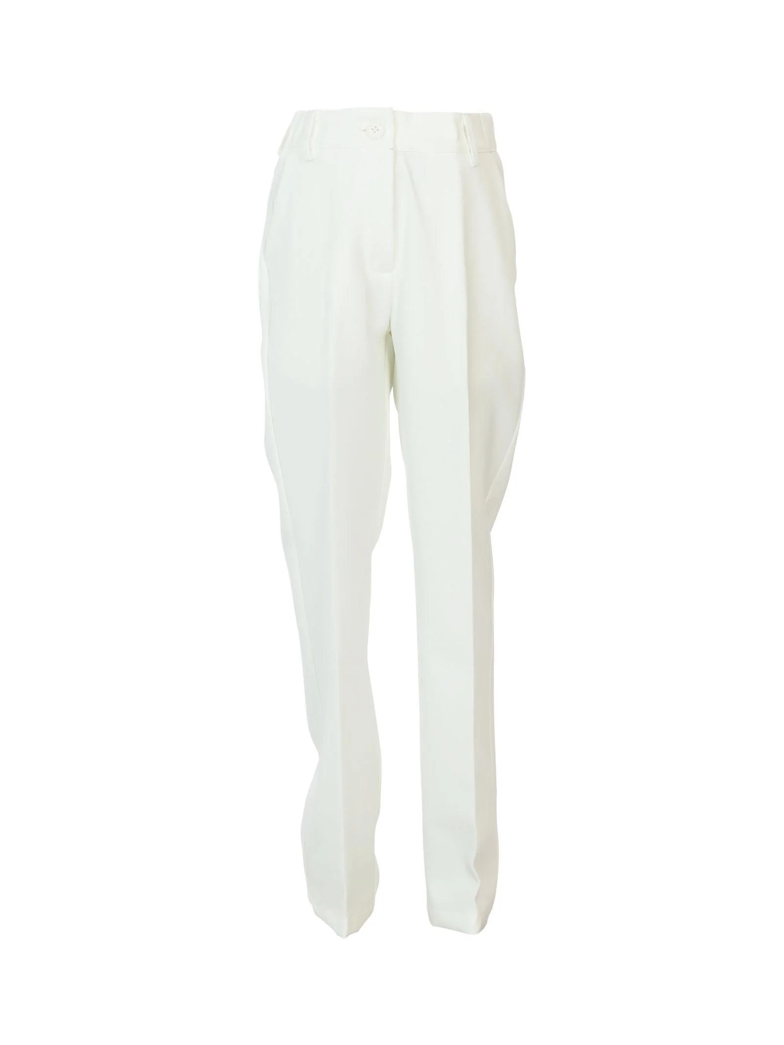 Tailleur completo giacca e pantalone bianco latte - Image 4