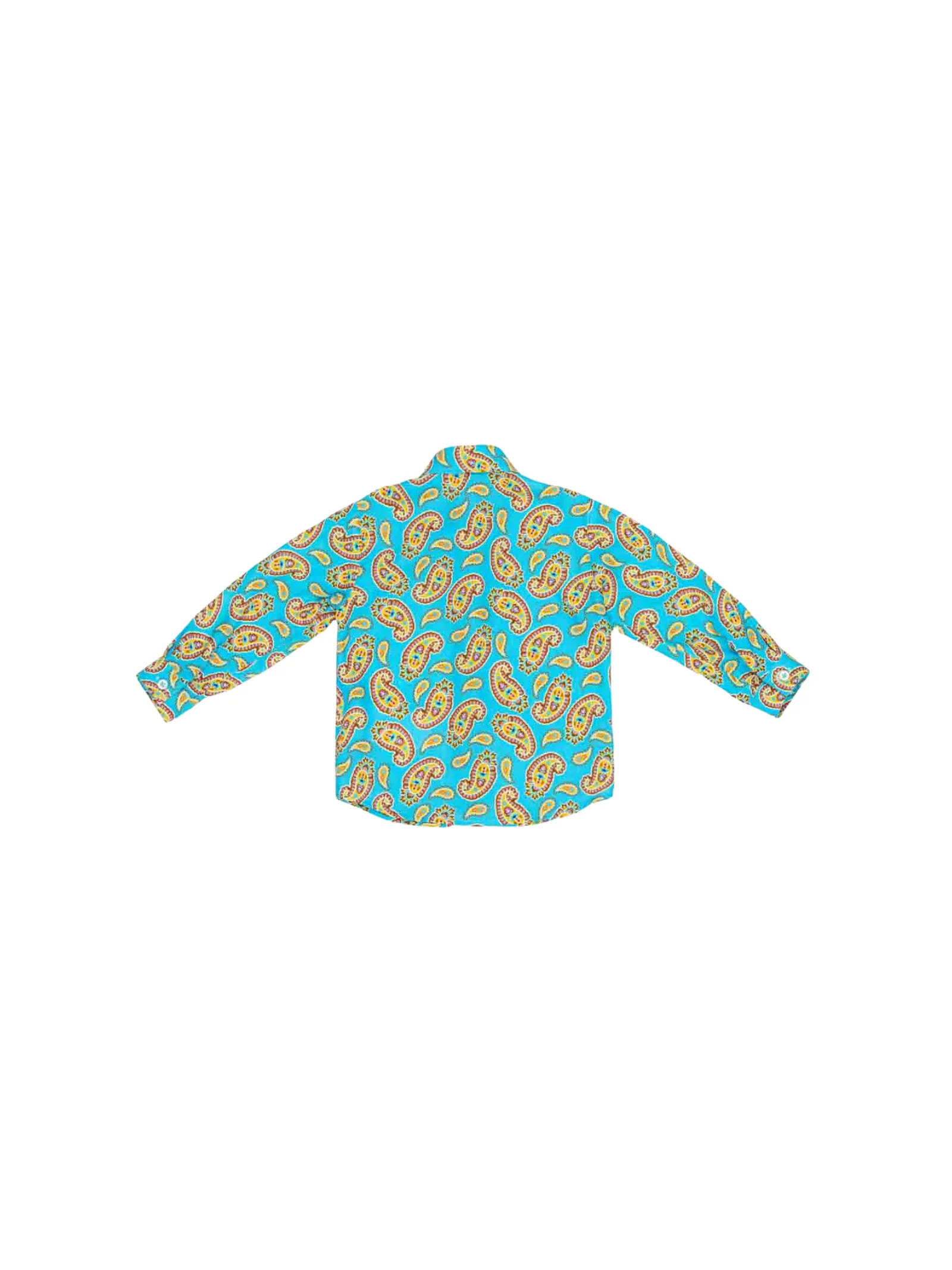 Camicia a maniche lunghe Manuel Ritz azzurro turchese - Image 2