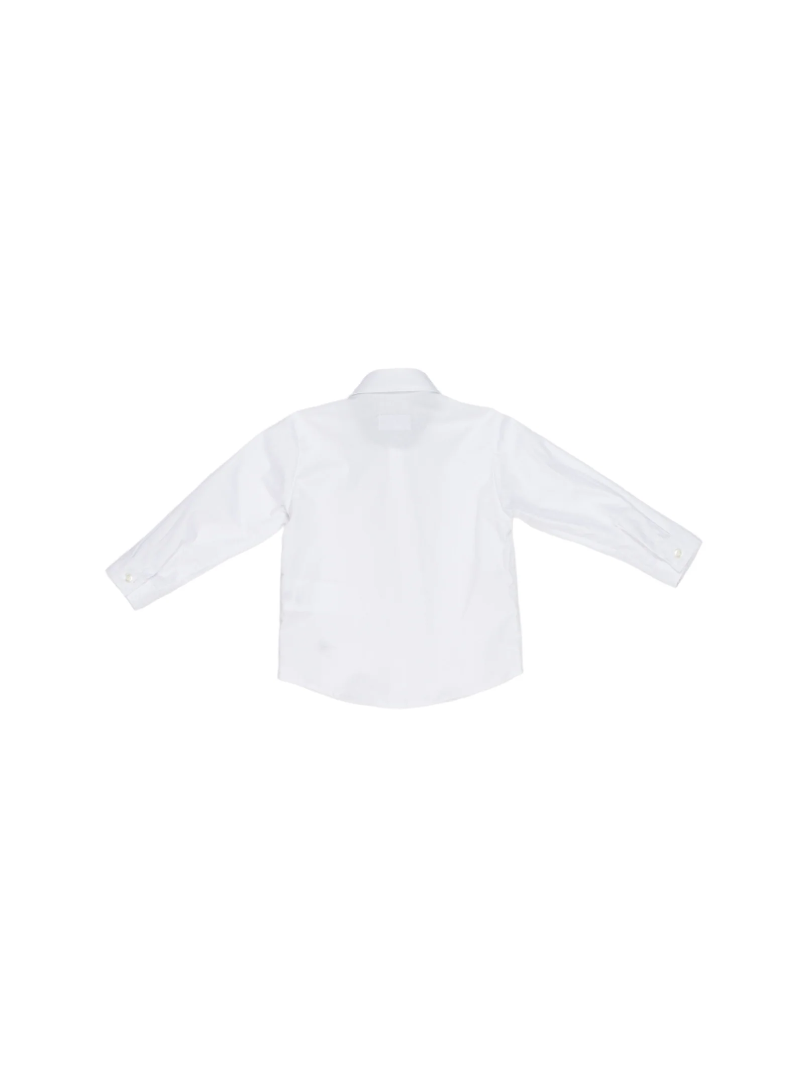 Camicia Manuel Ritz bianca con inserto sul retro del colletto - Image 2