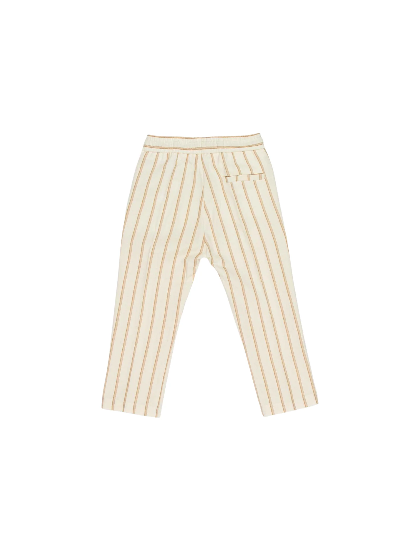 Pantalone a righe Manuel Ritz bianco e beige - Image 2
