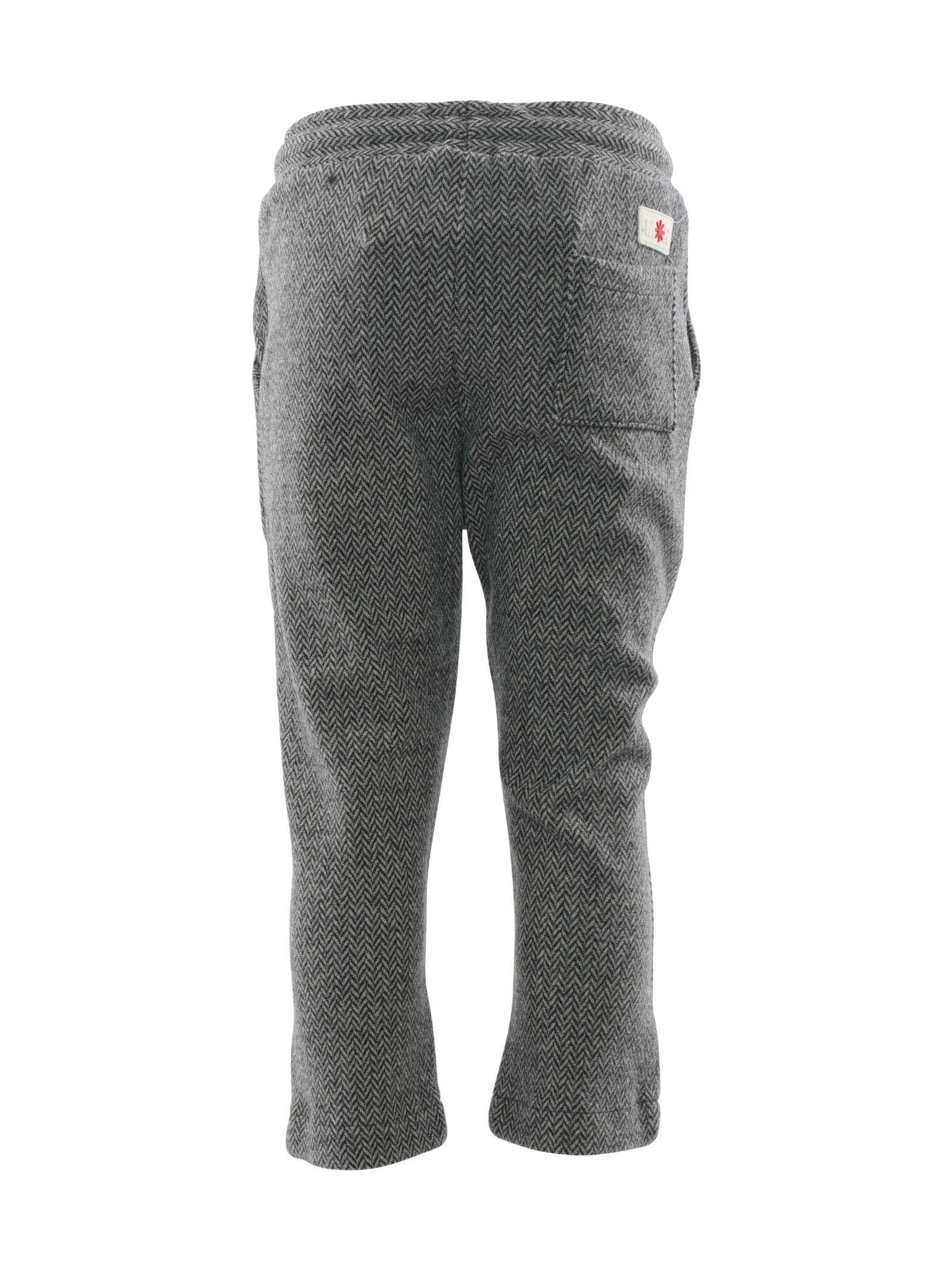 Pantalone fantasia spina di pesce - Image 3