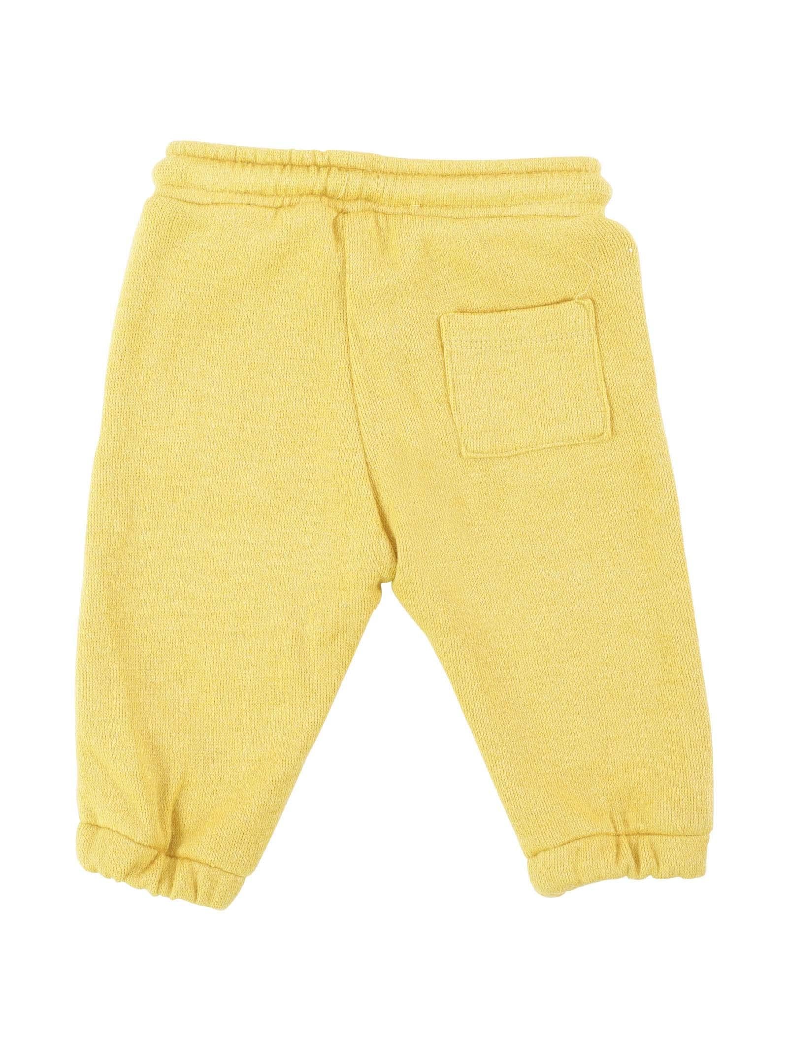 Pantalone giallo con vita elasticizzata - Image 2