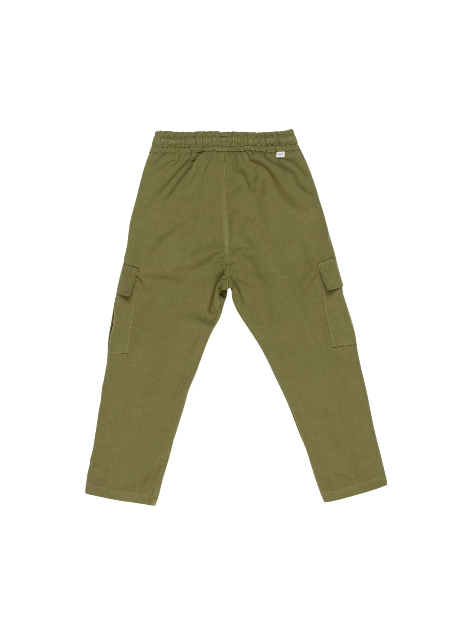 Pantaloni Manuel Ritz verde militare con tasche cargo laterali - Image 2