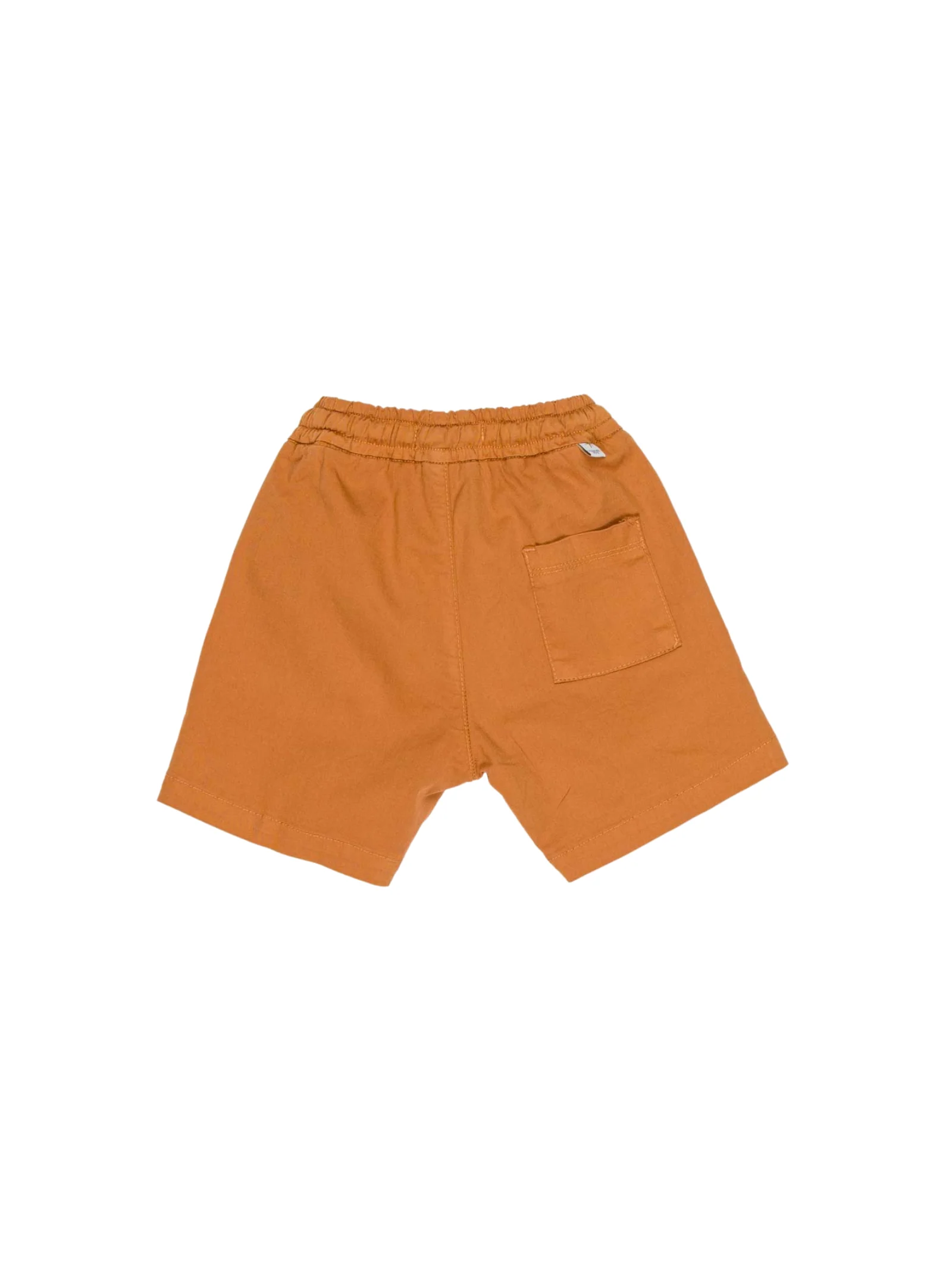Shorts Manuel Ritz arancione con coulisse in vita - Image 2