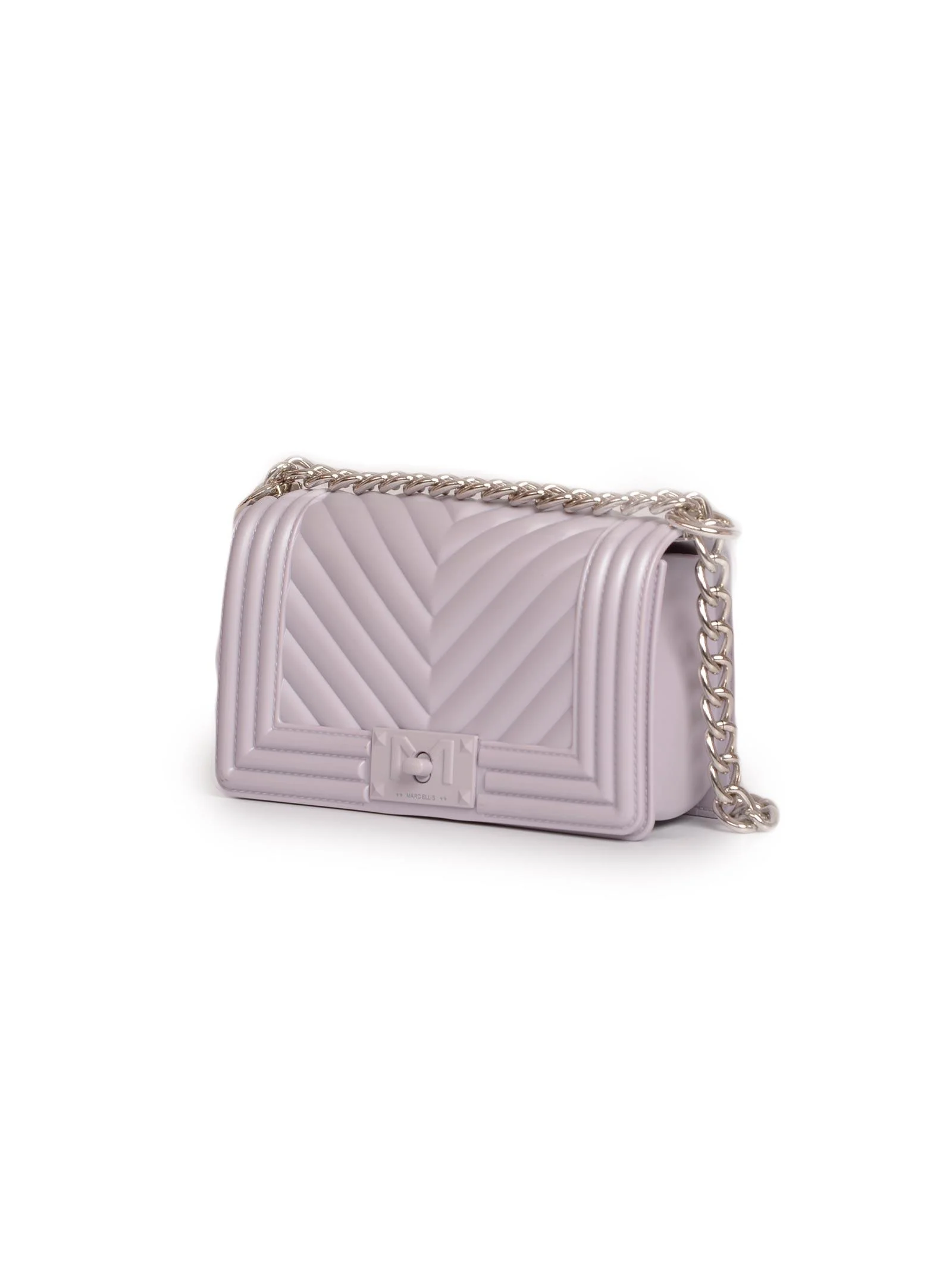 Borsa Flat S lilla e silver - Image 2