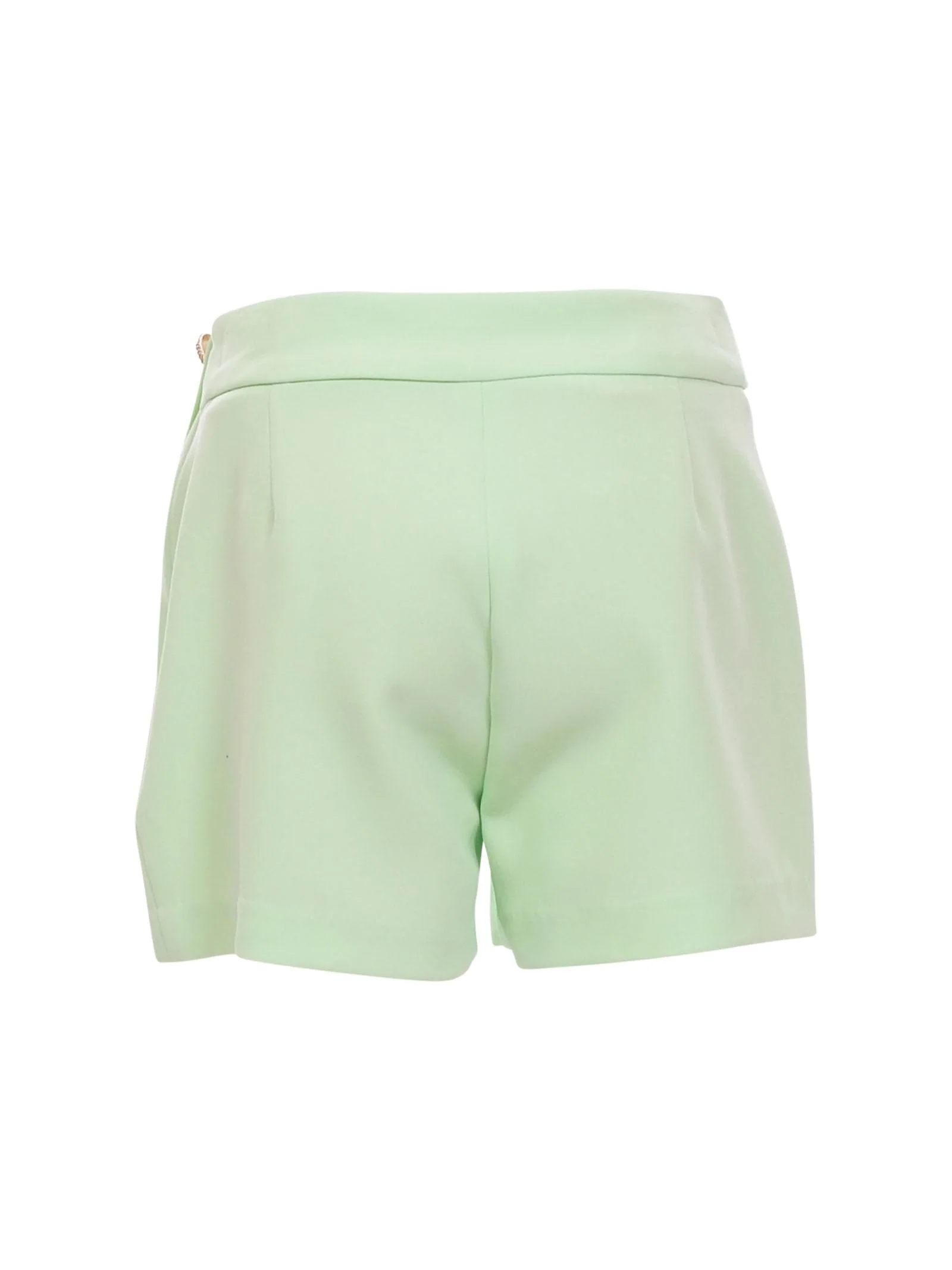 Shorts Marc Ellis verde acqua con bottoni gioiello - Image 3