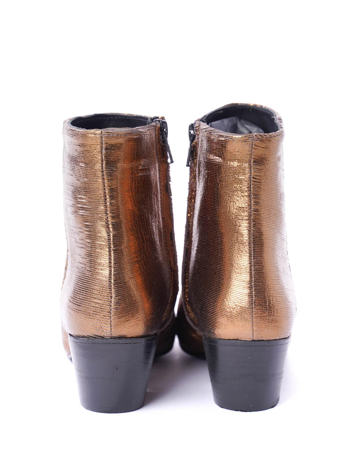 Stivaletto bronzo satinato - Image 4