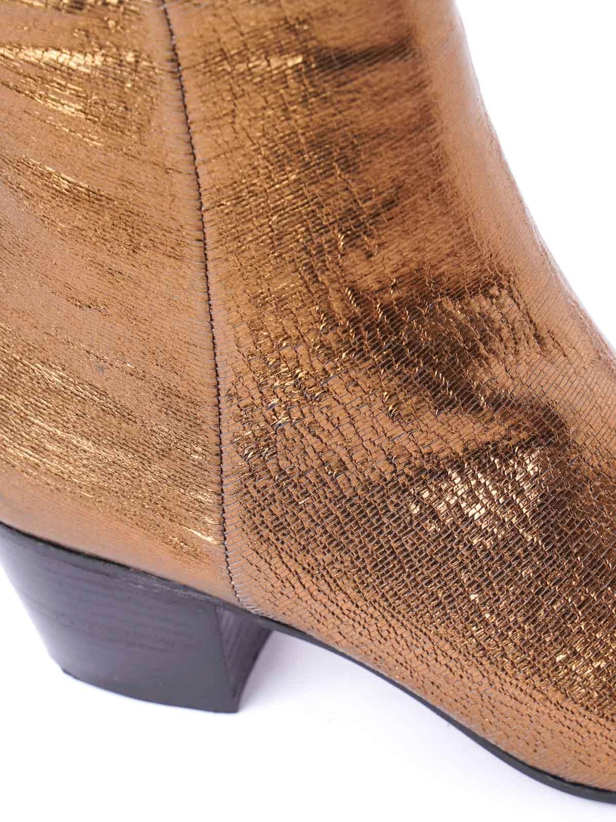 Stivaletto bronzo satinato - Image 5
