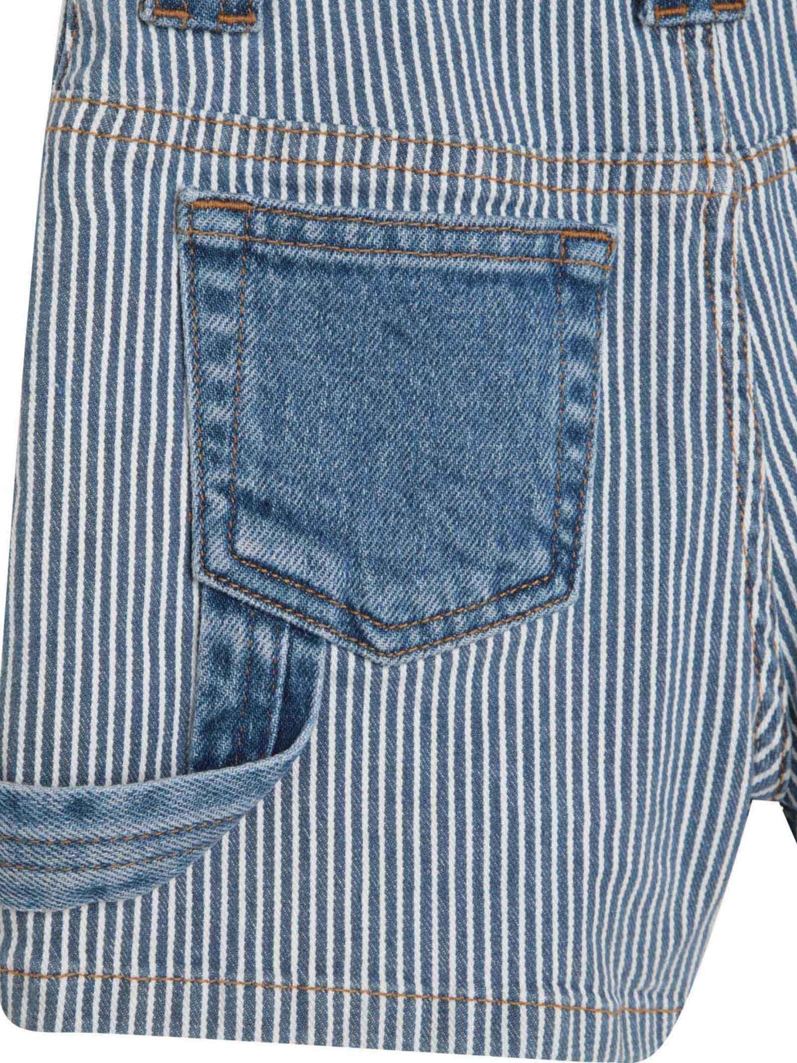 Shorts denim a righe - Image 3