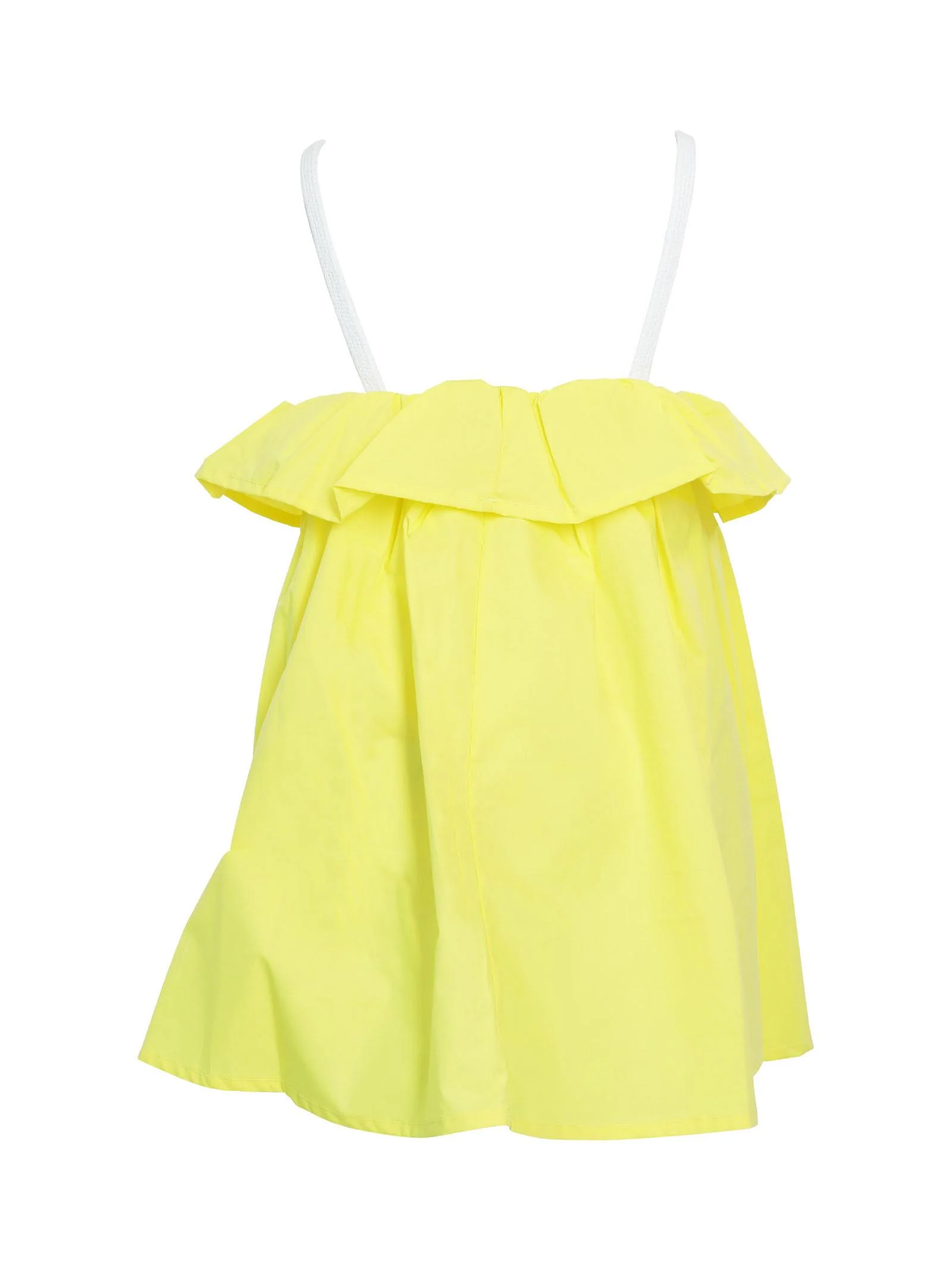 Abito giallo con triangolo crochet - Image 3