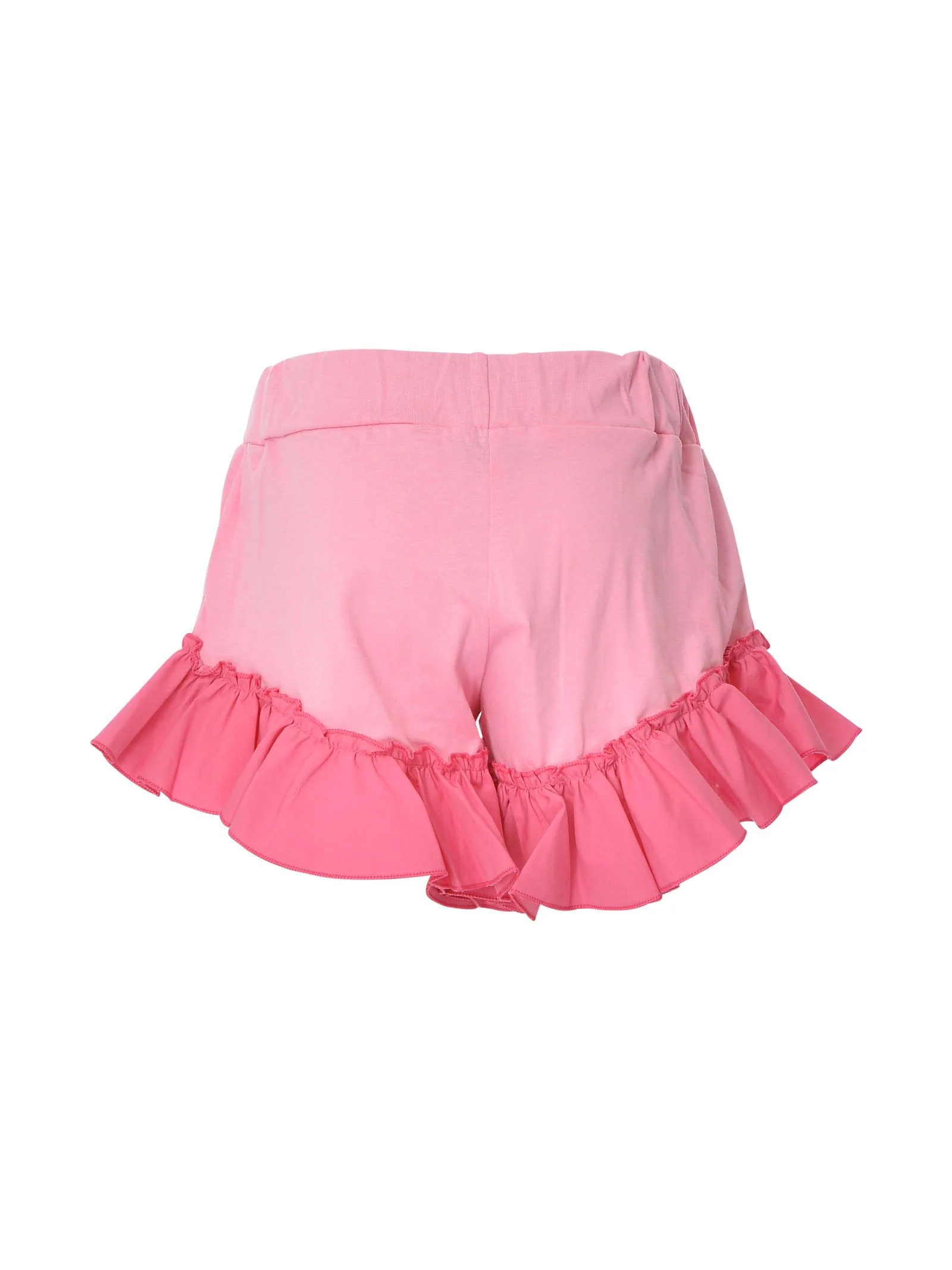 Shorts rosa con volant - Image 3