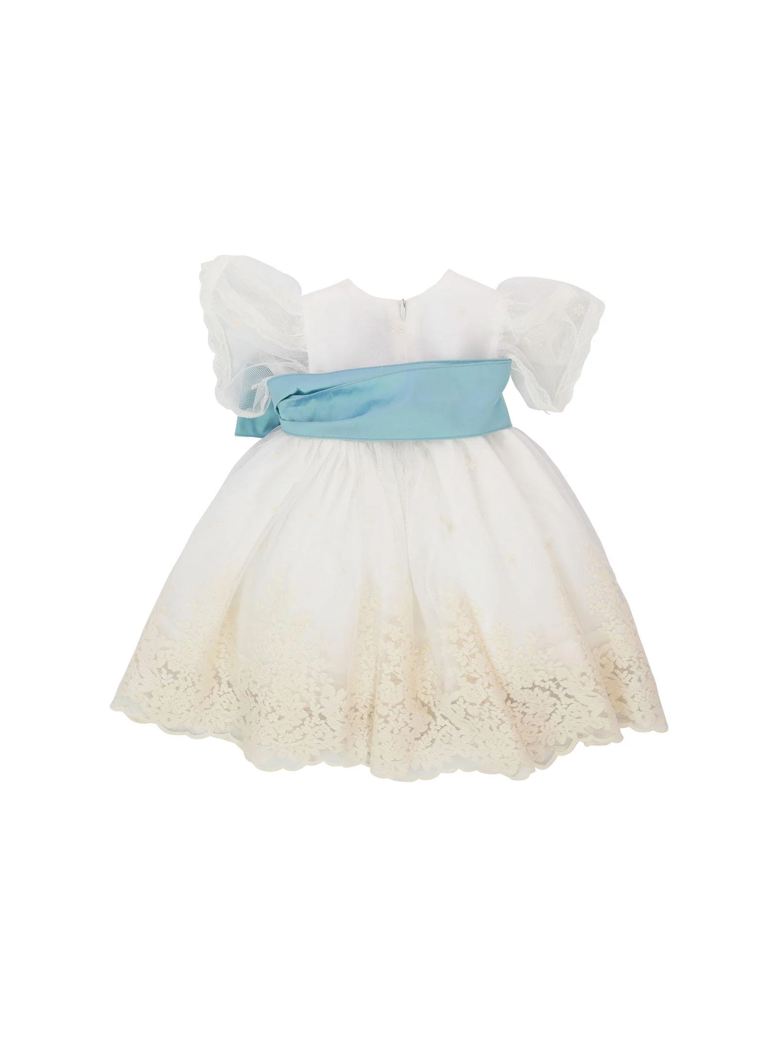 Abito elegante bianco e polvere - Image 2
