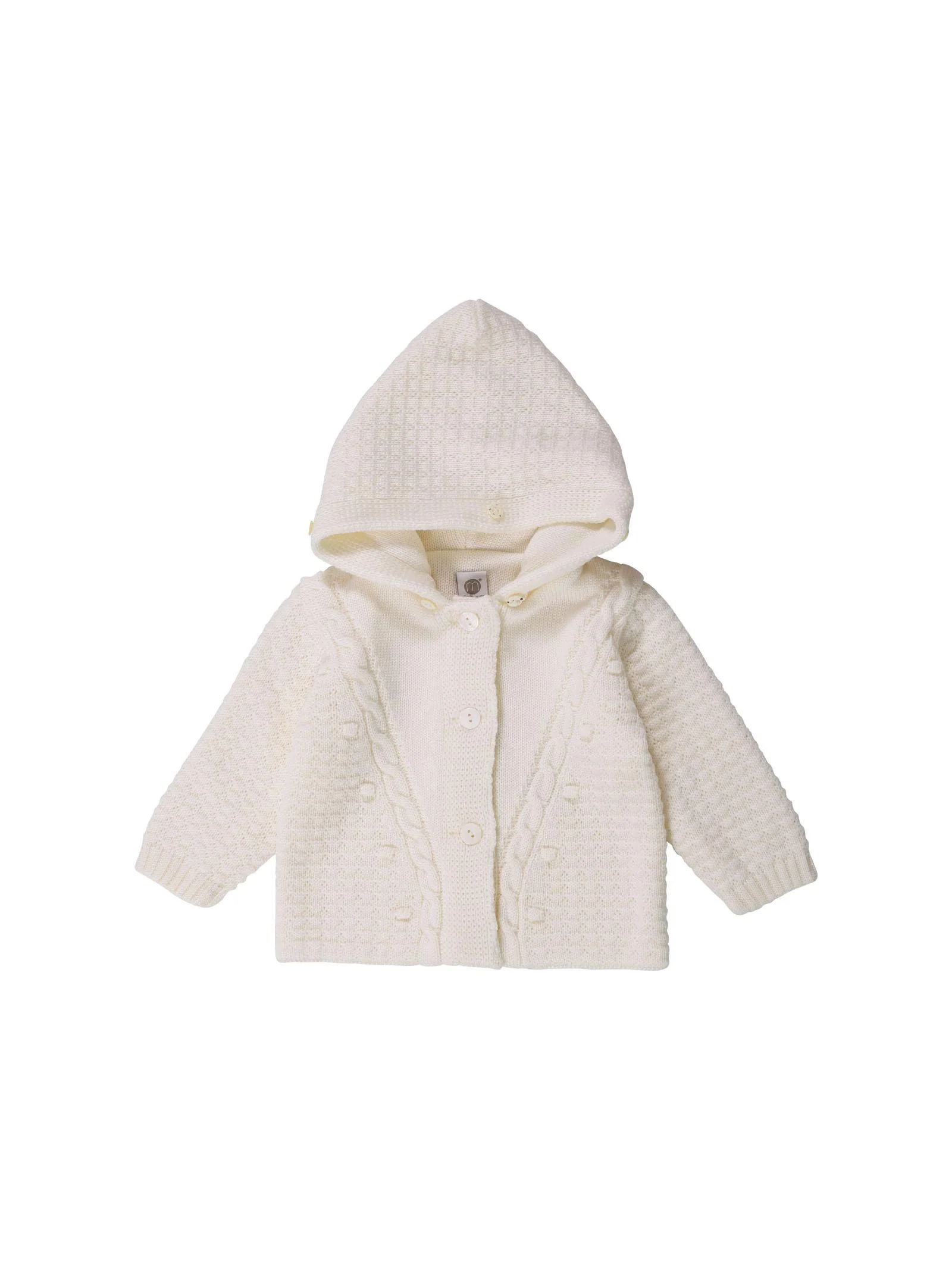 Cappotto in maglia avorio - Image 2