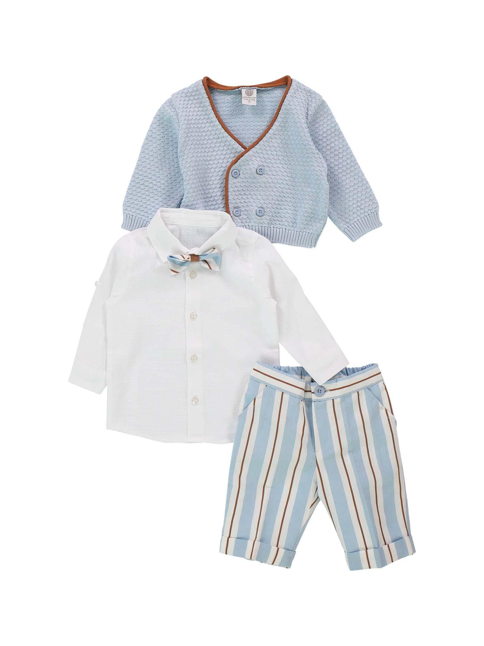 Completo camicia, papillon, cardigan e pantaloni - Image 3