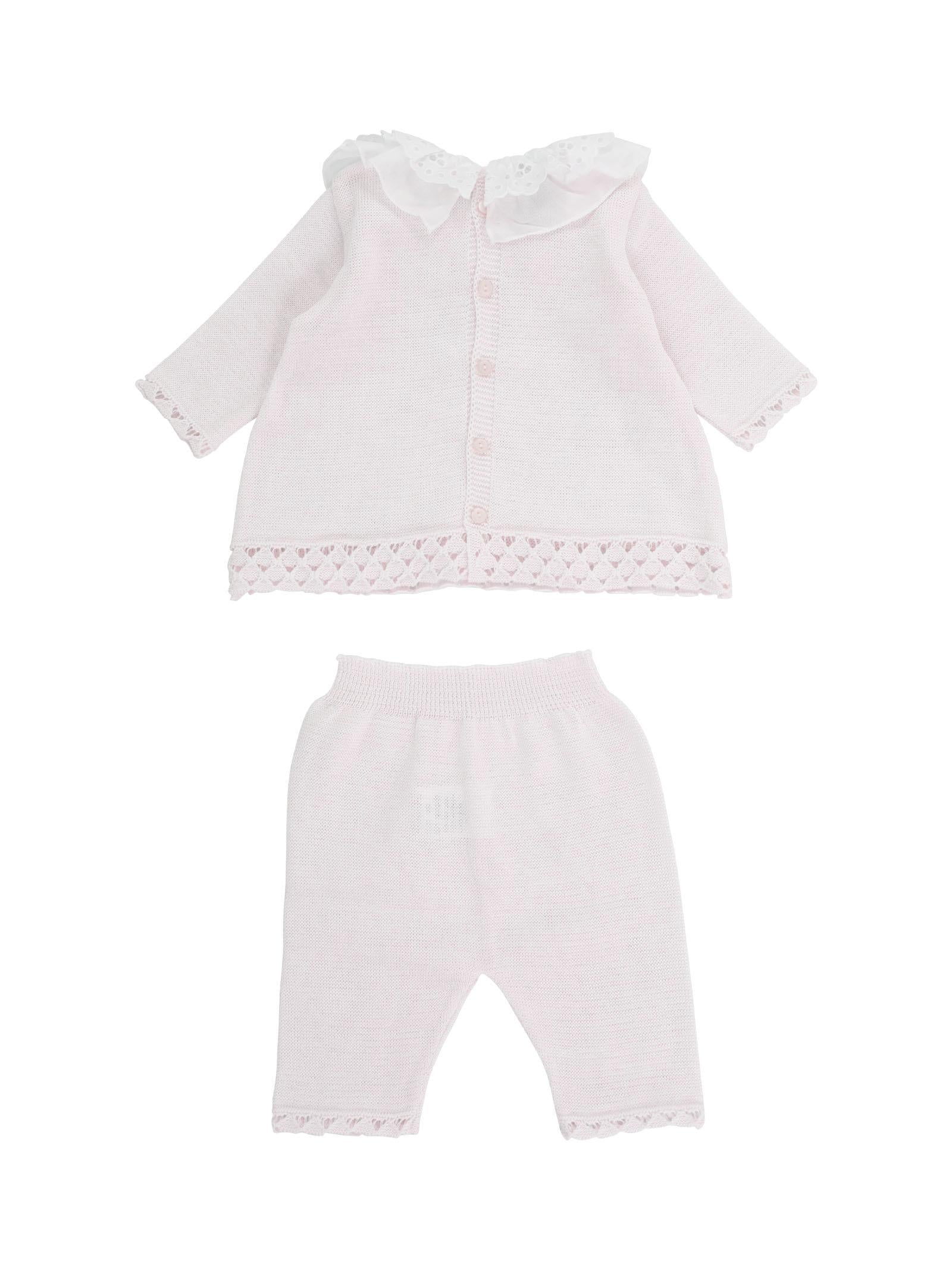 Completo tutina due pezzi rosa cipria - Image 2