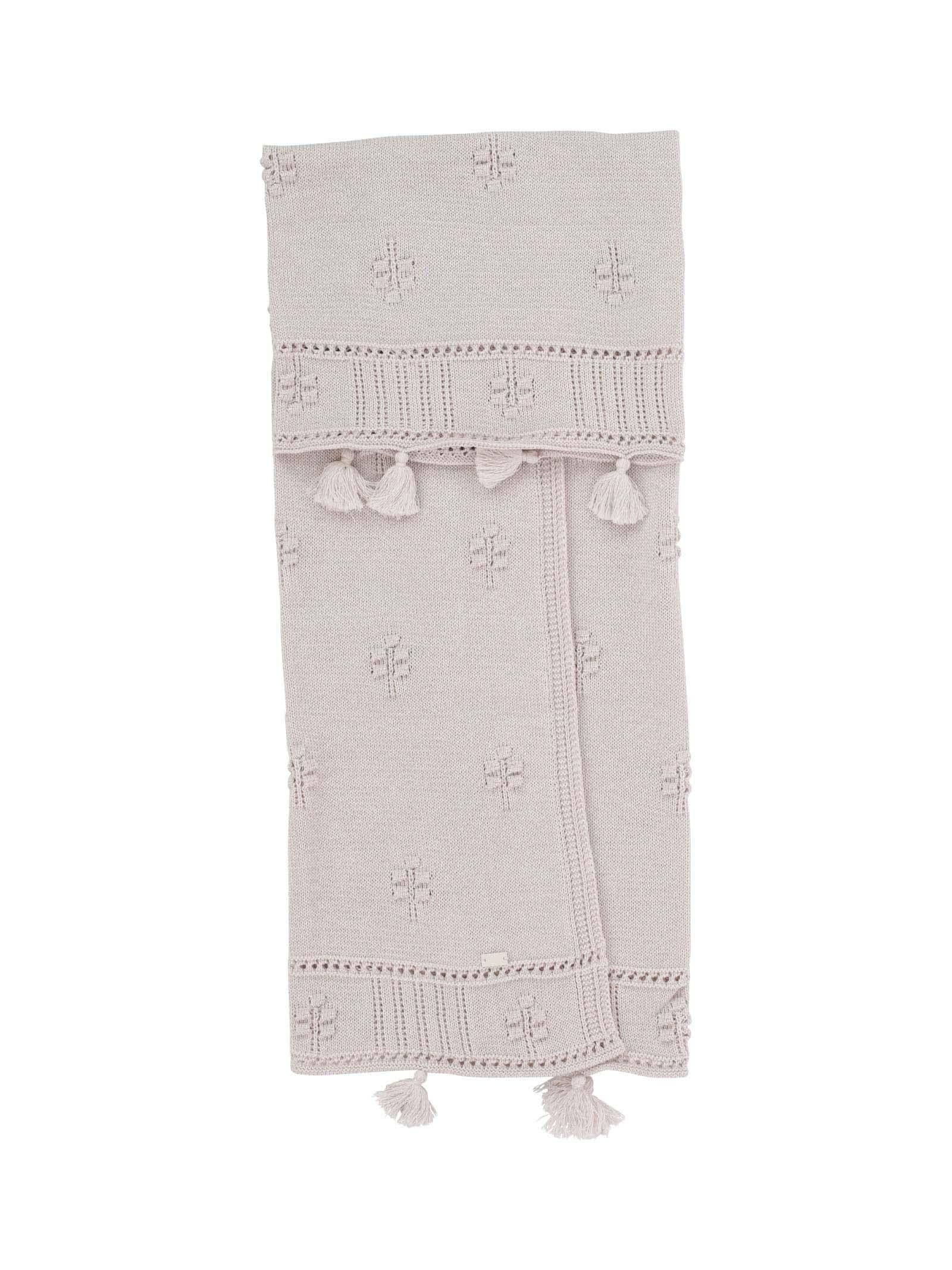 Coperta in filo rosa cipria - Image 2