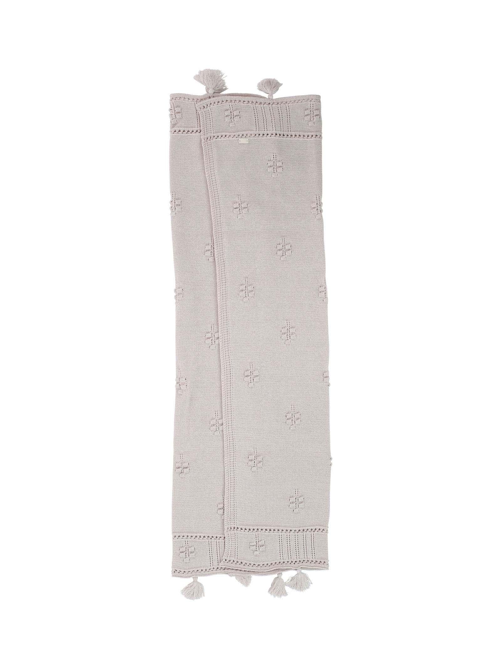 Coperta in filo rosa cipria - Image 3