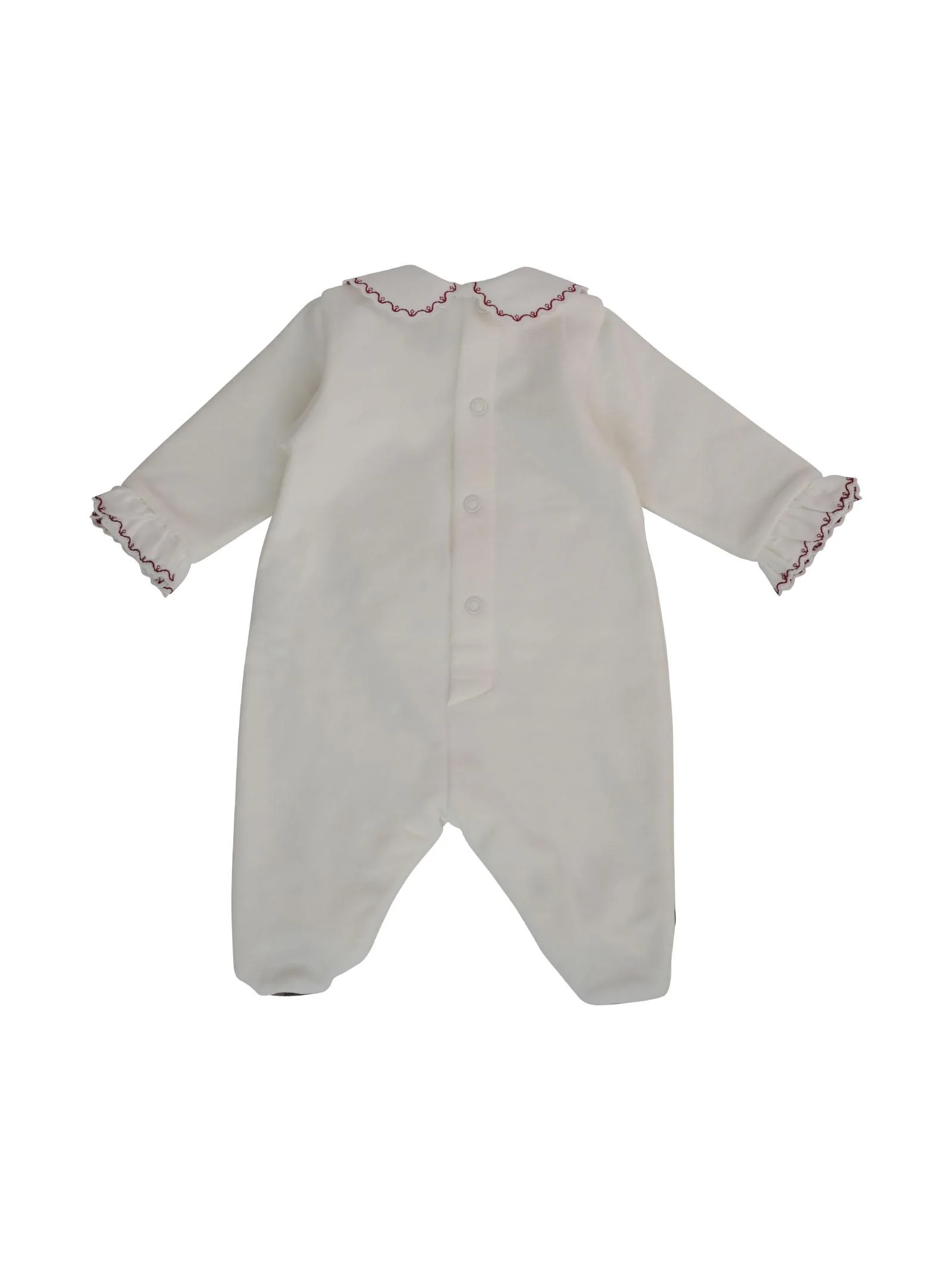 Tutina bianca con patch orsetto - Image 2