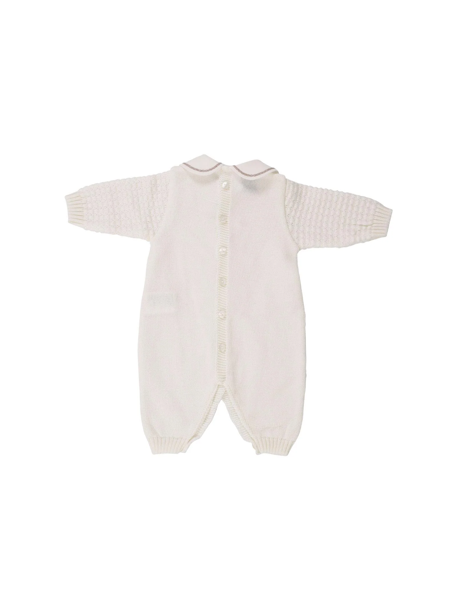 Tutina con ricami panna - Image 2