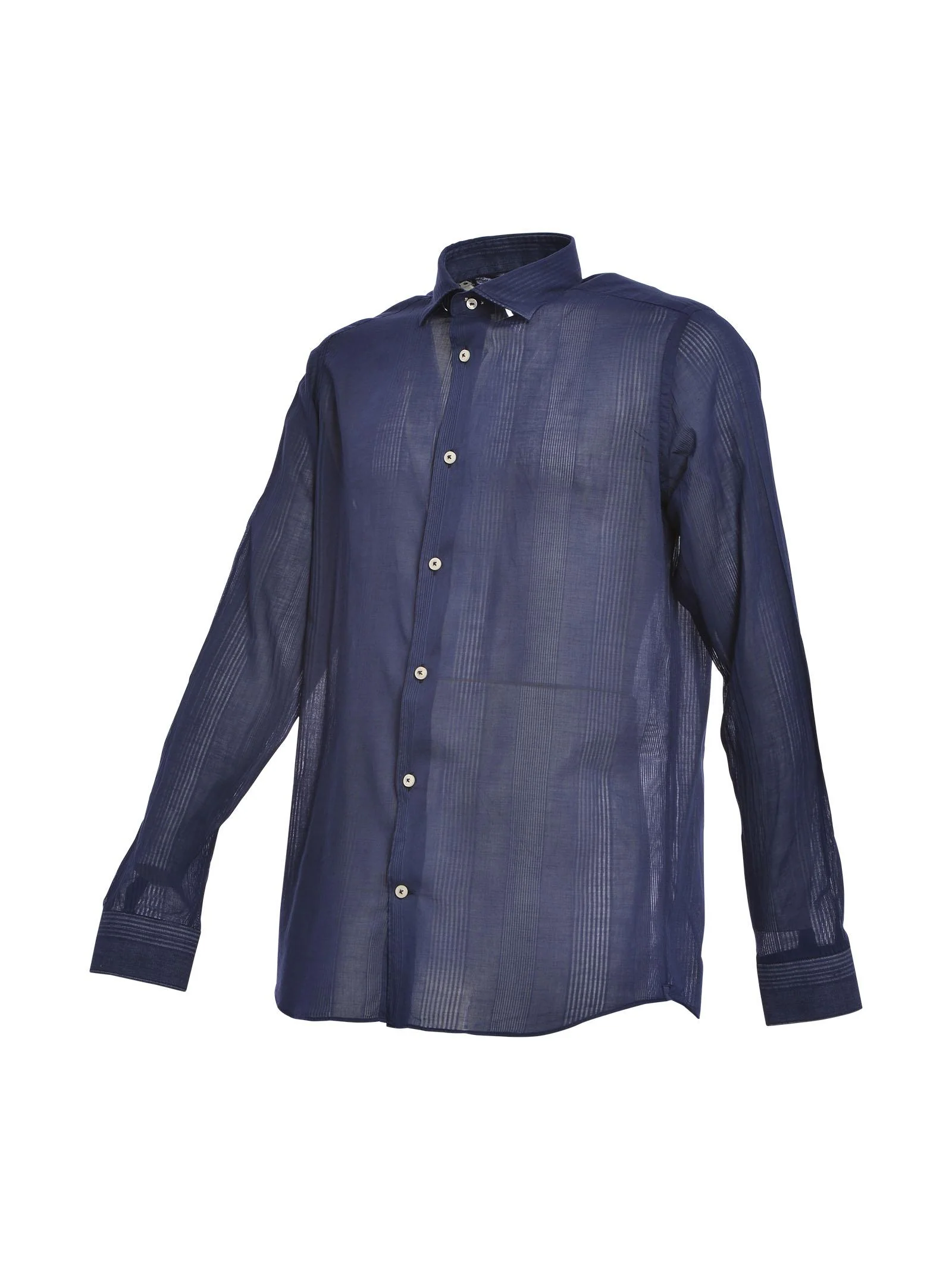 Camicia Luca blu navy - Image 2