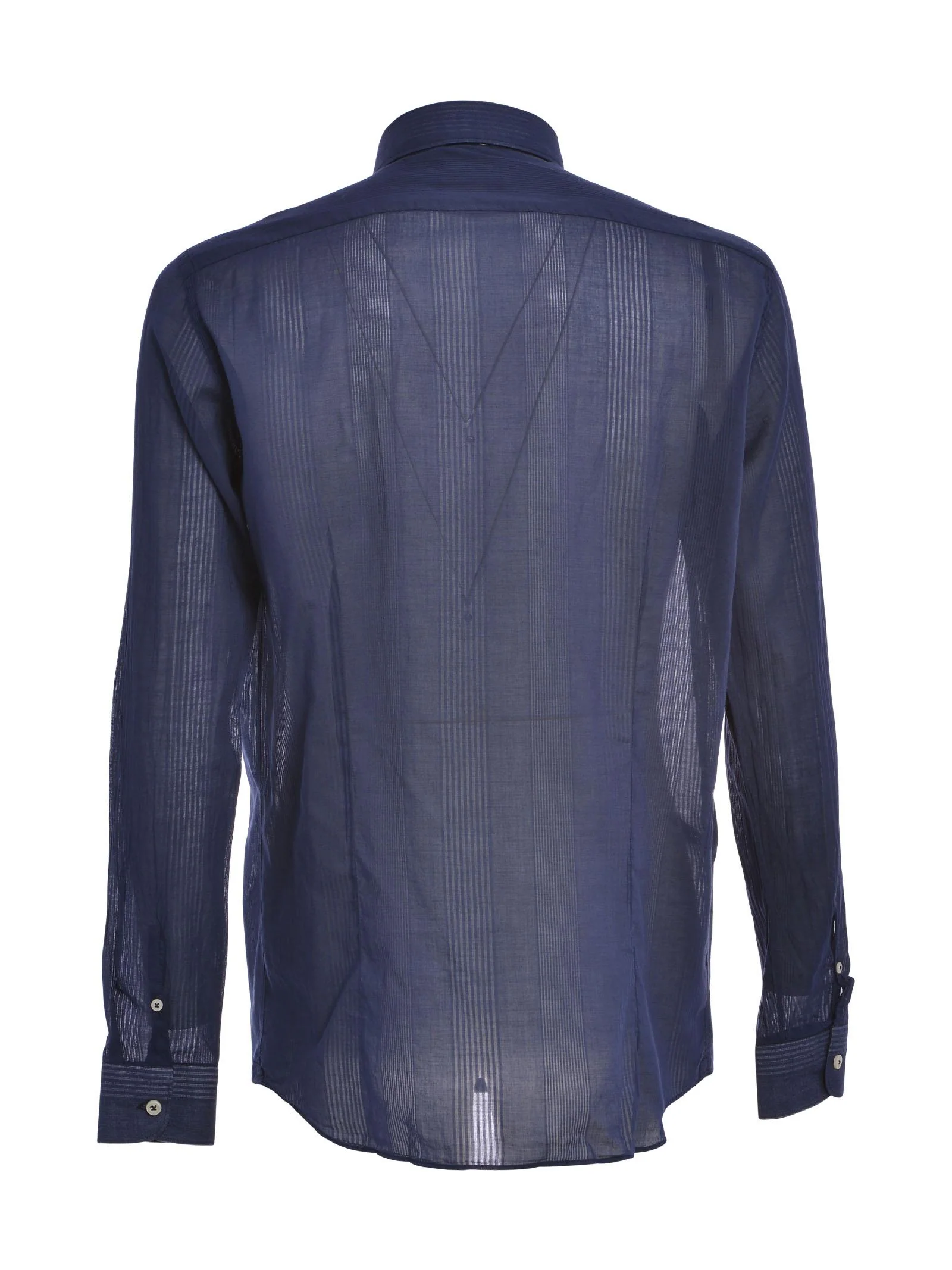 Camicia Luca blu navy - Image 3