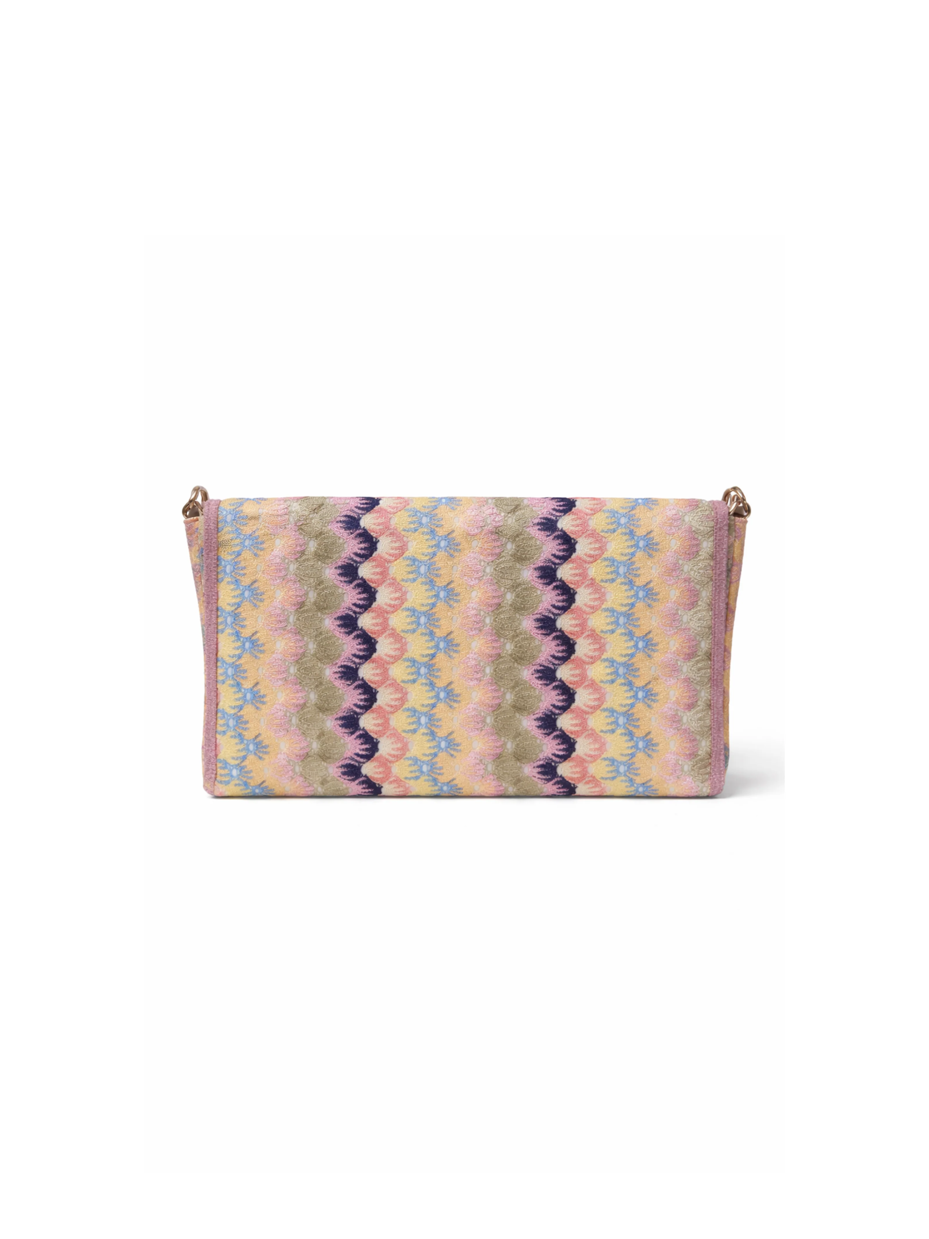 Maxi pochette rettangolare Pho Firenze multicolor con filo lurex - Image 3