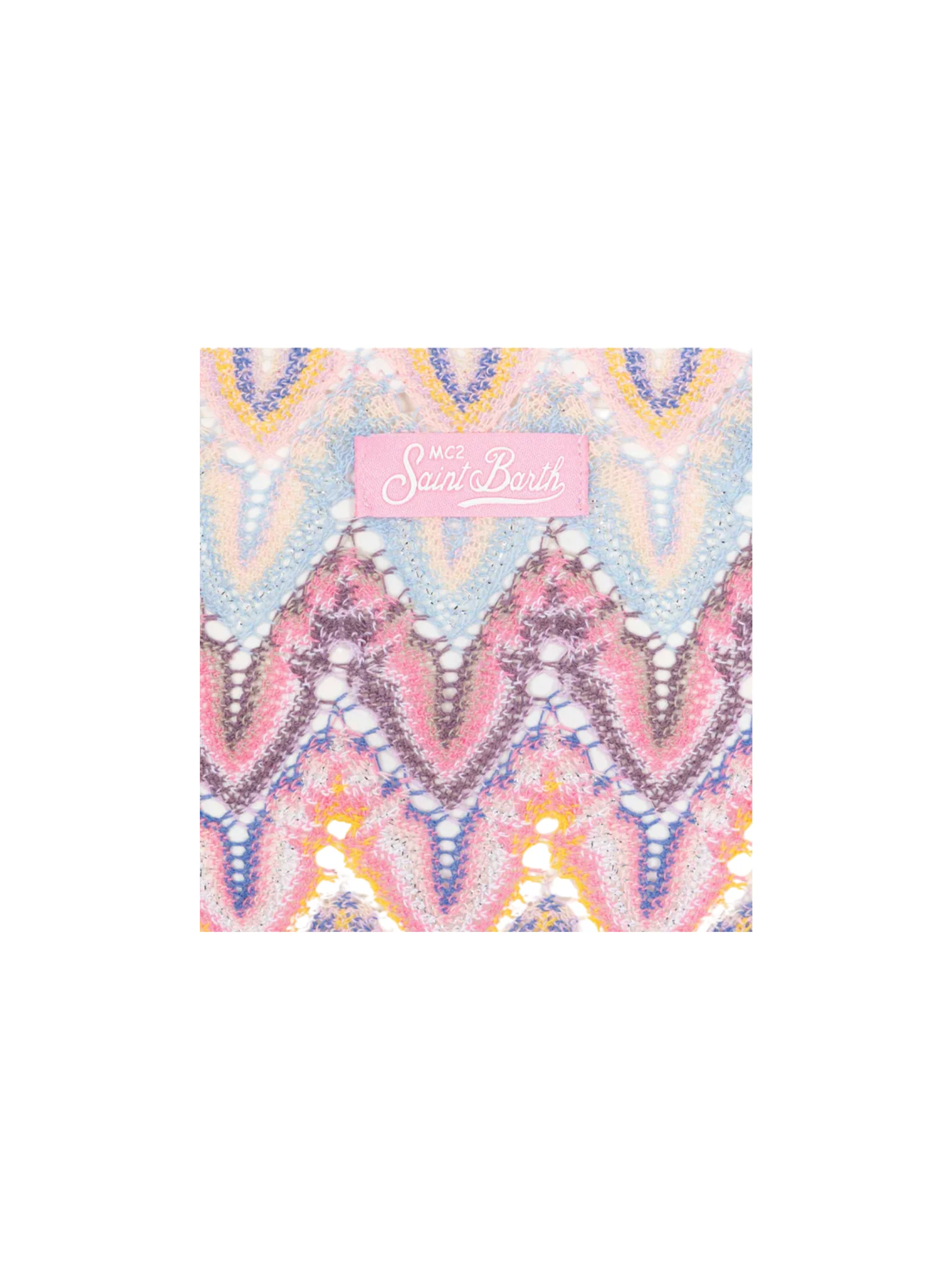 Bikini Saint Barth multicolor a triangolo in tessuto raschel - Image 3