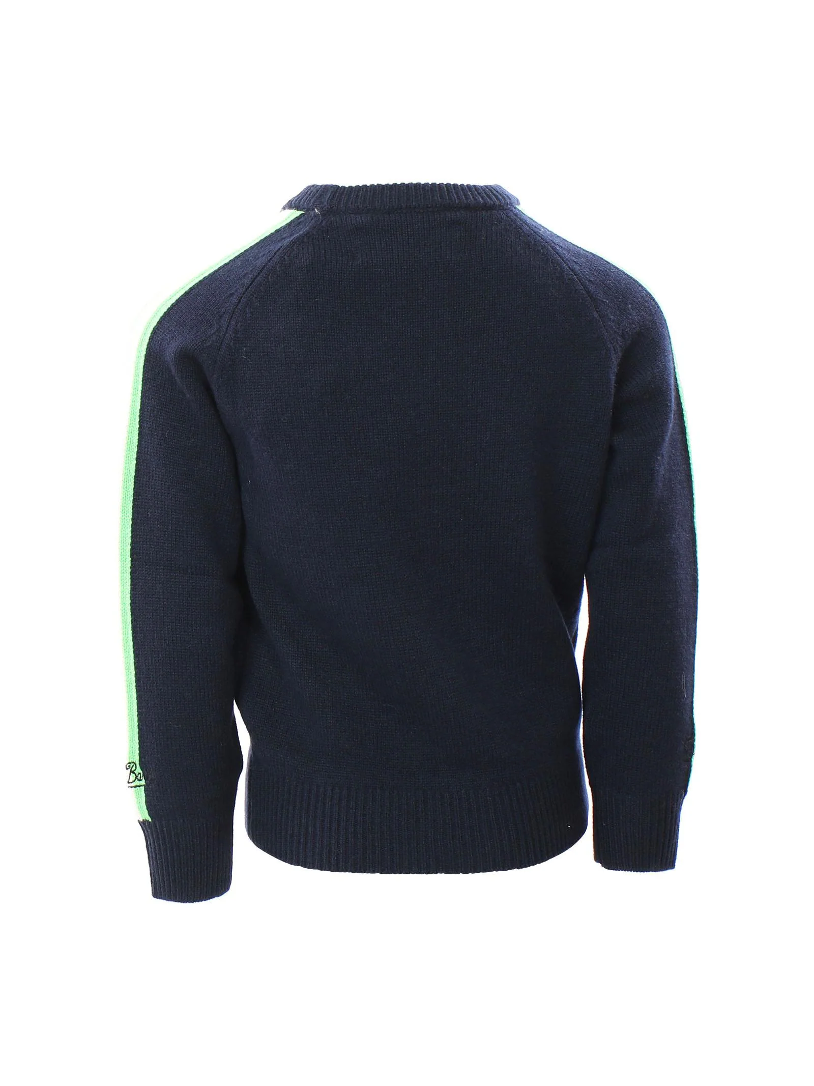 Maglione blu scuro in misto lana Bart Ski Club - Image 3