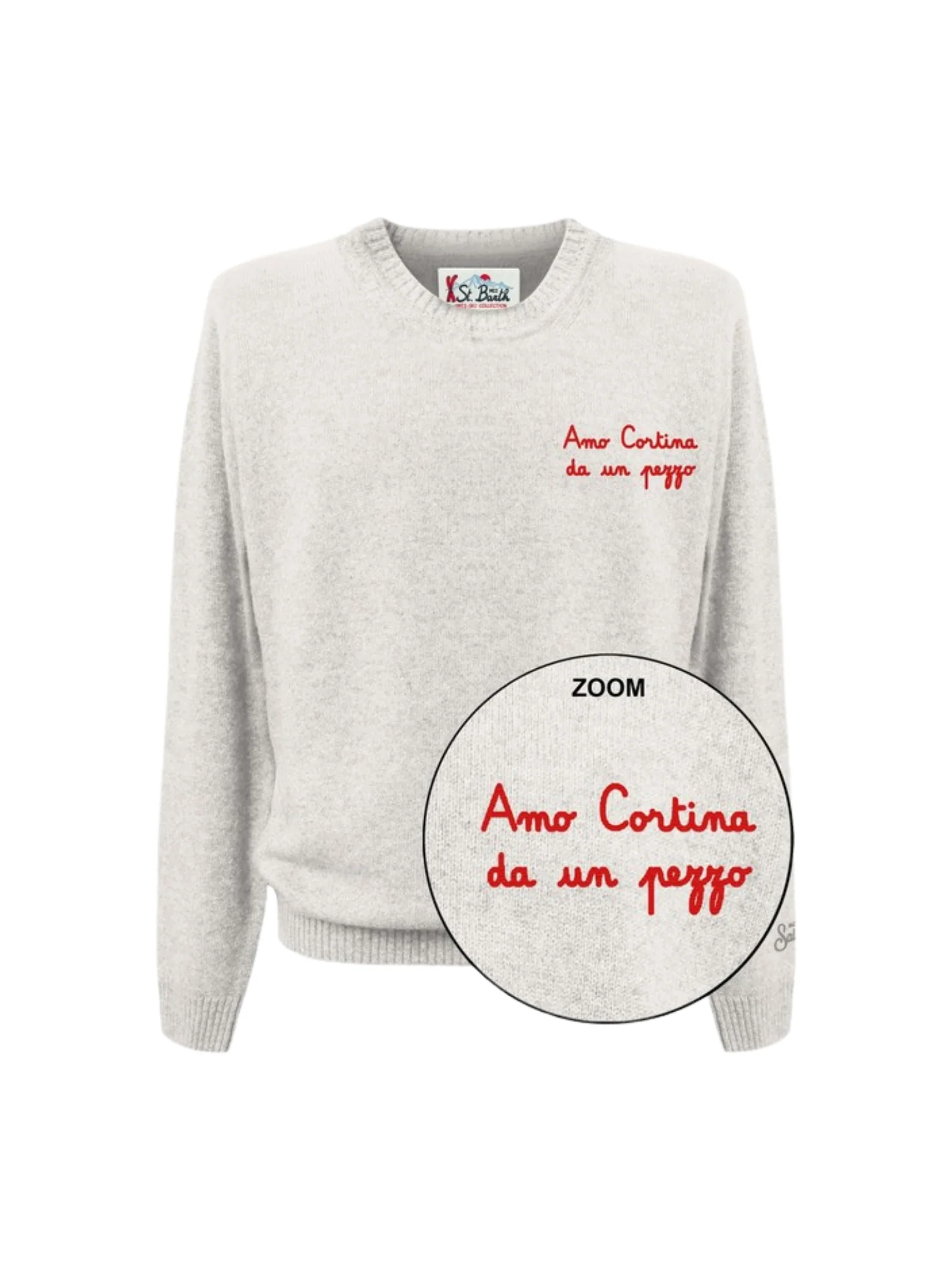 Maglione "heron light amo cortina 10" Saint Barth grigio