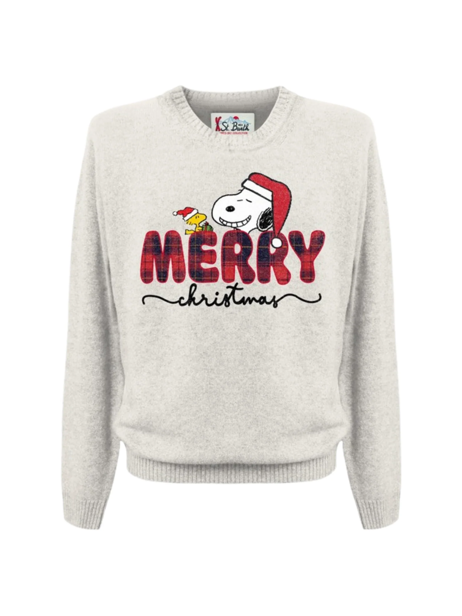 Maglione "snoopy christmas" Saint Barth naturale