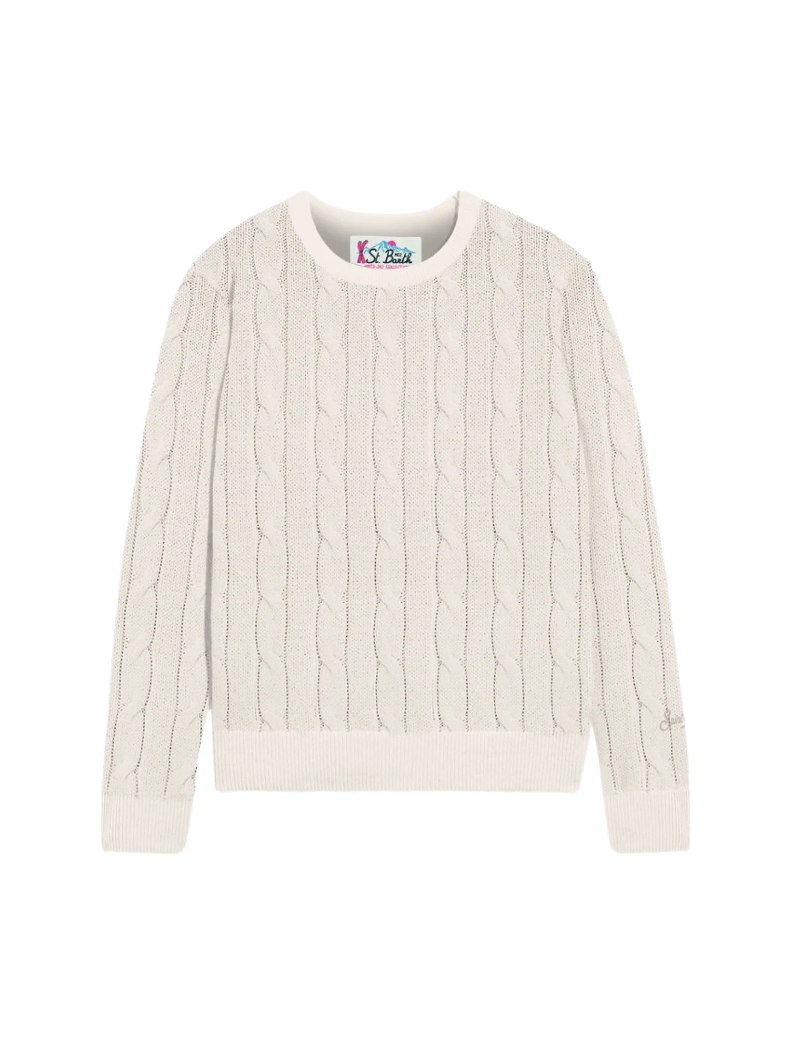 Maglione "sorbonne blend ws tricot 10" Saint Barth bianco