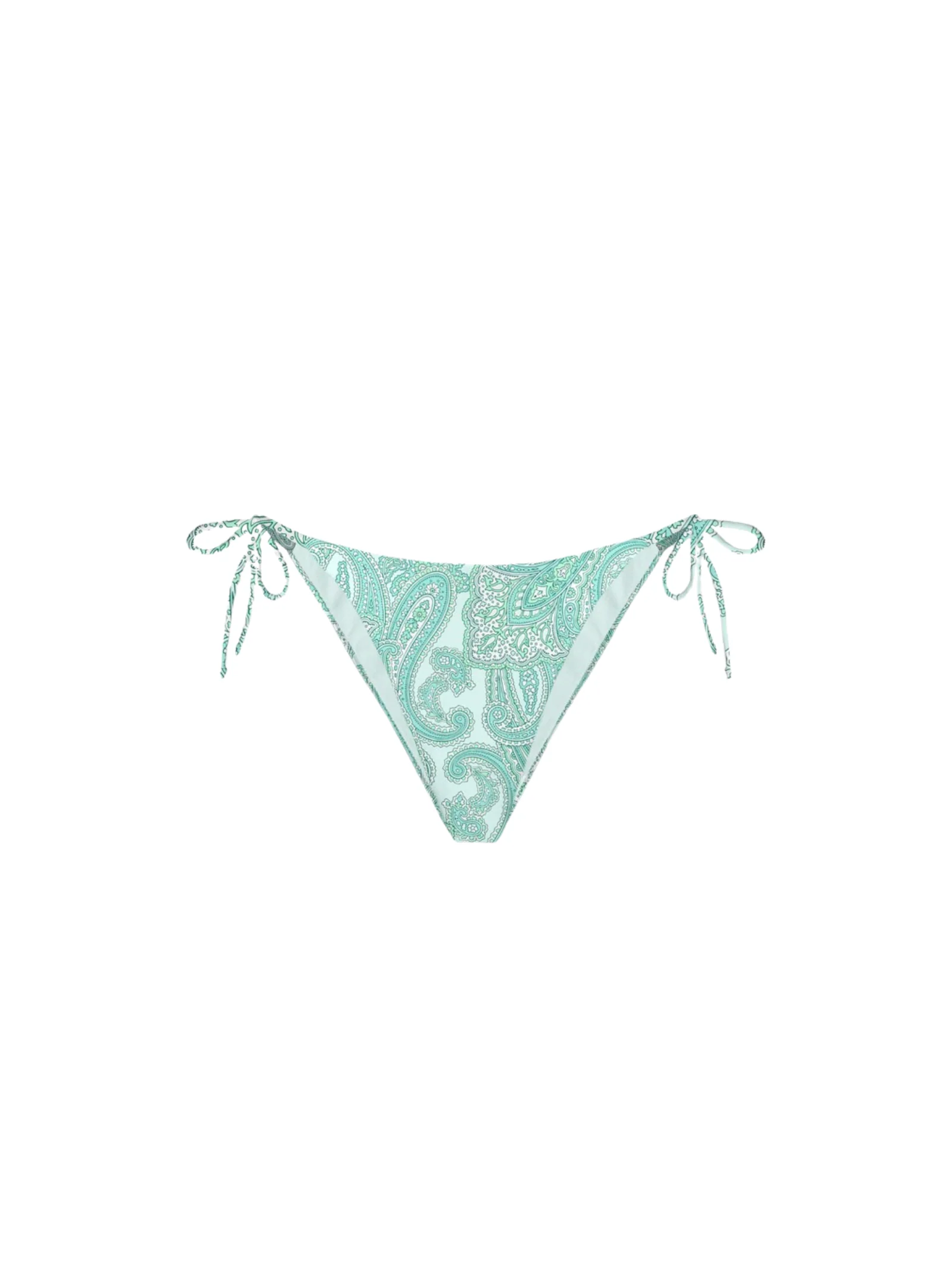 Slip Saint Barth verde acqua con lacci regolabili