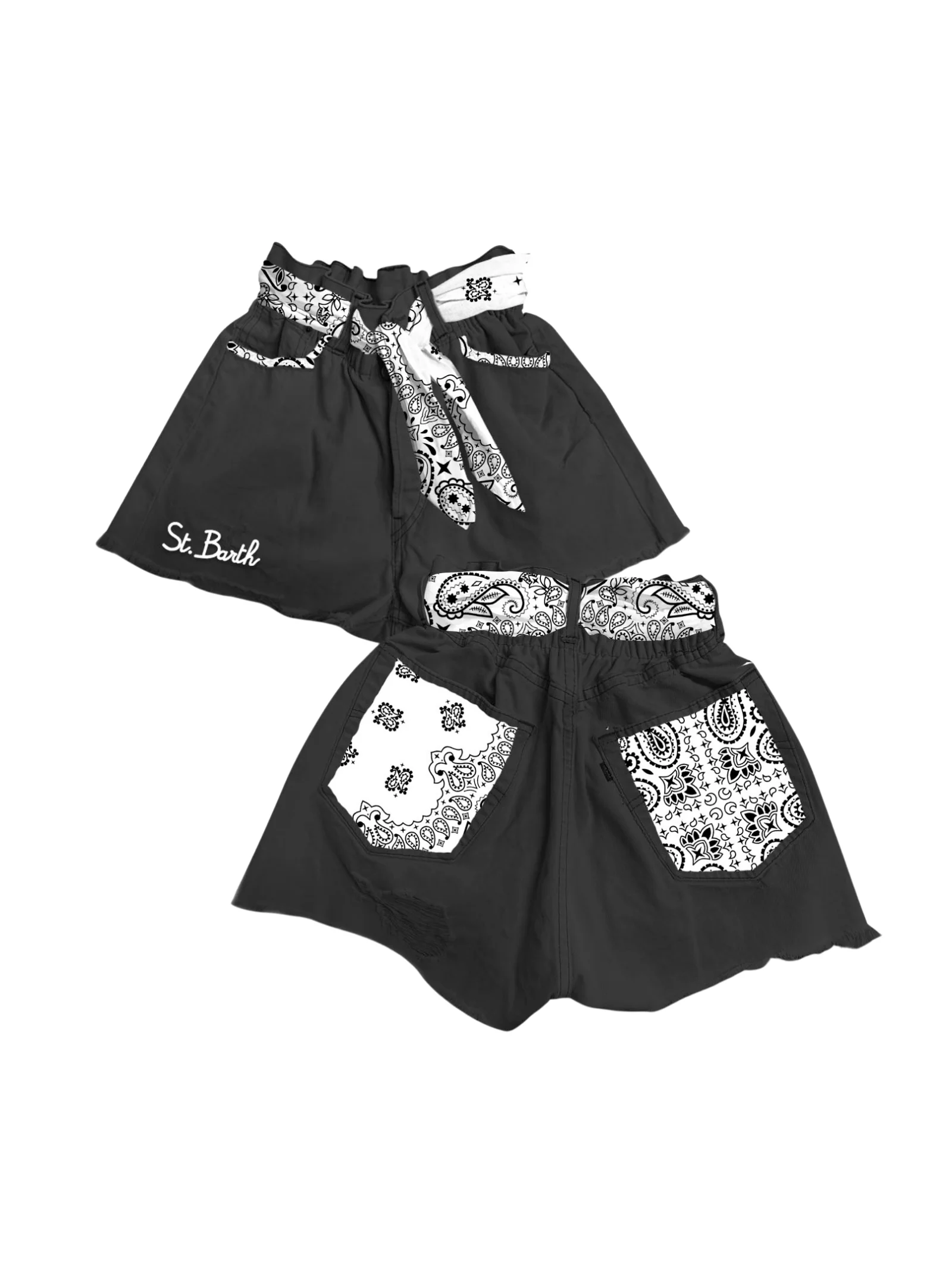 Shorts "arizona" Saint Barth nero