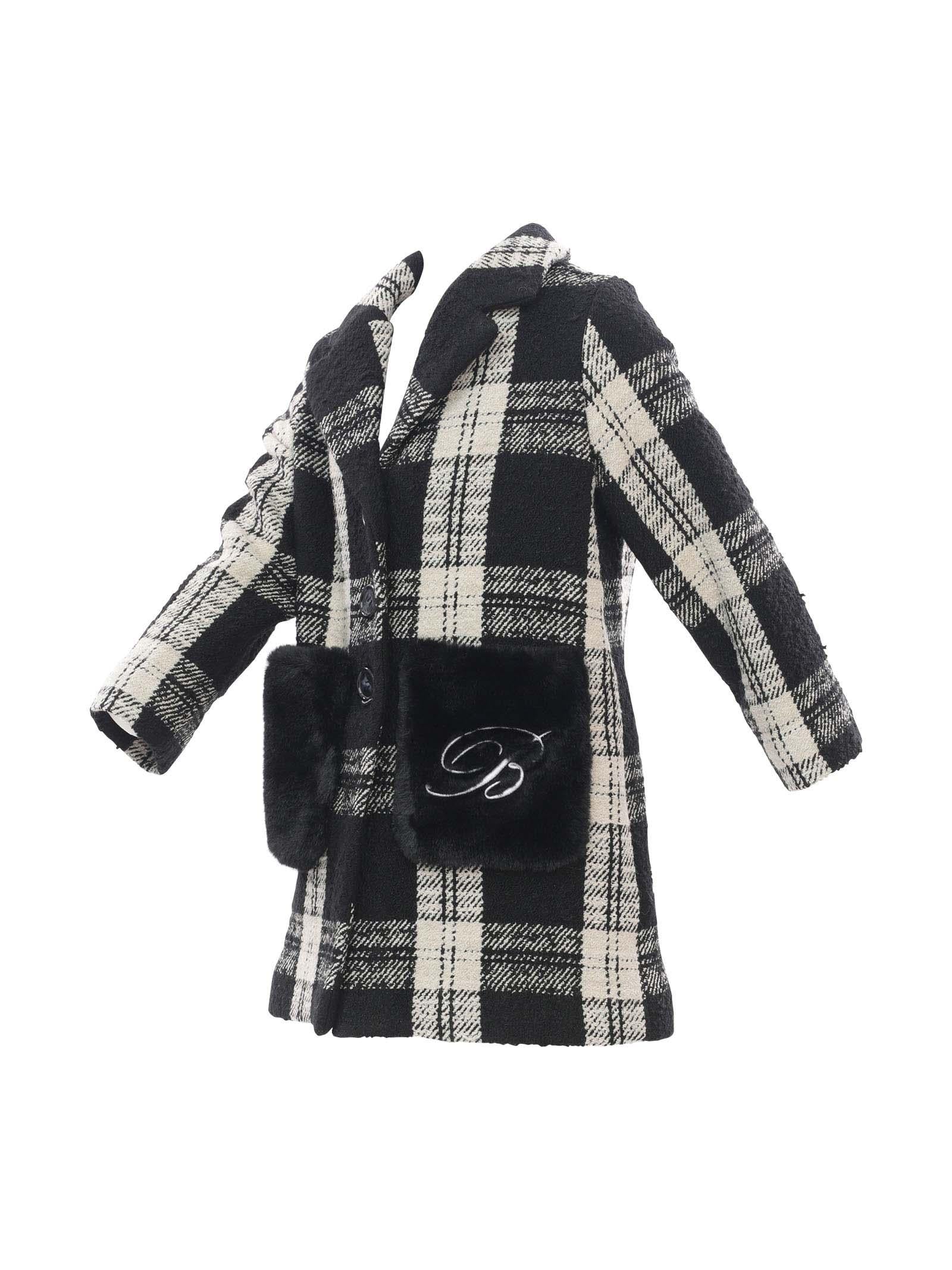 Cappotto nero tartan - Image 2