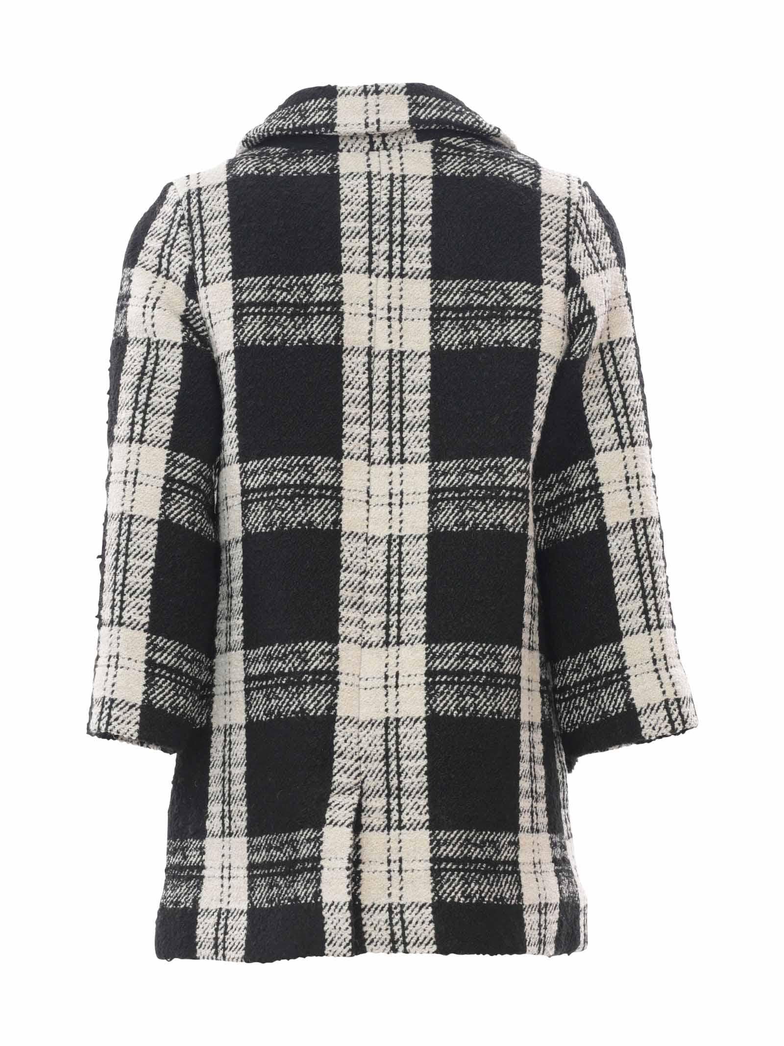 Cappotto nero tartan - Image 3