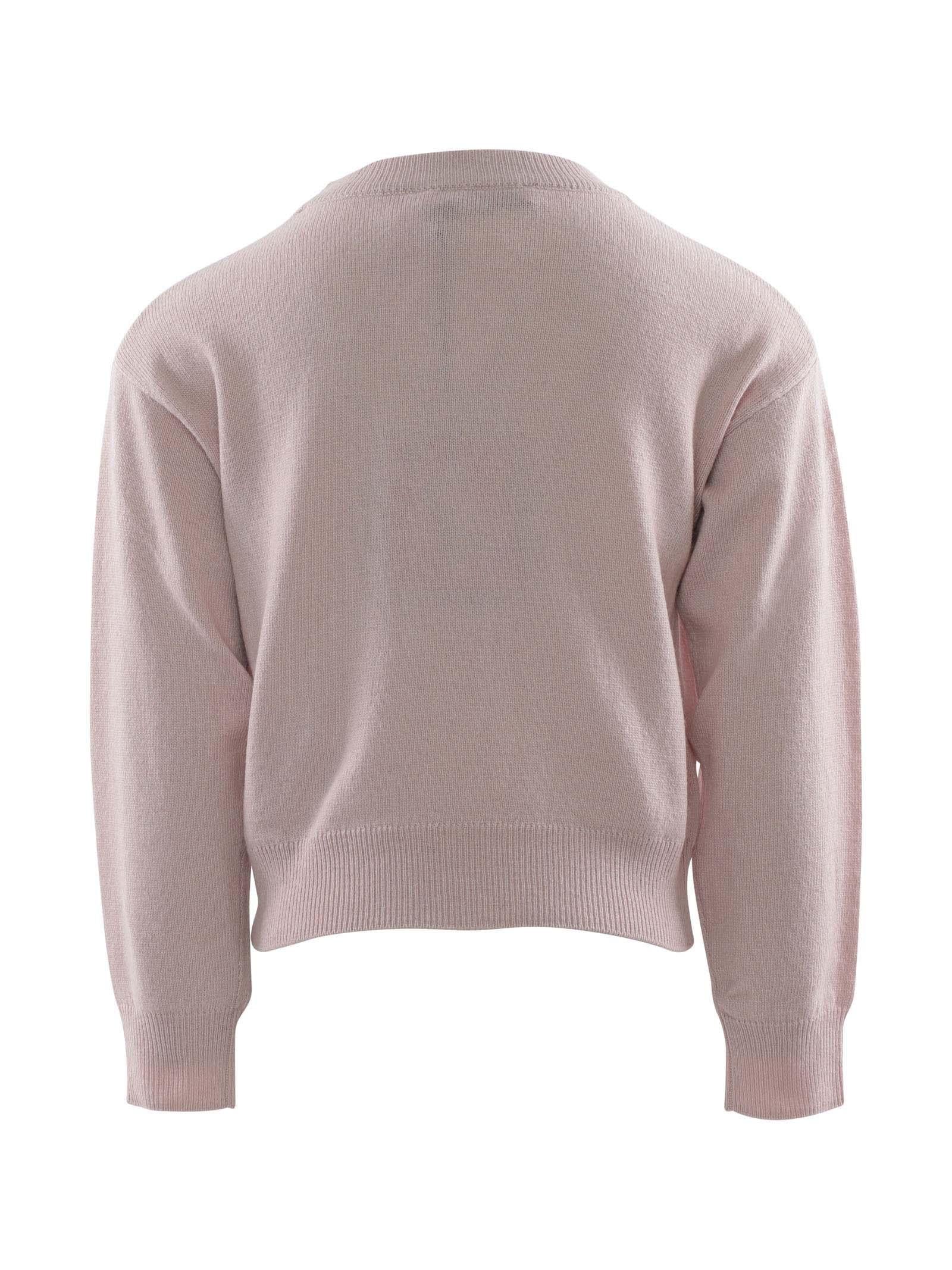 Maglioncino rosa con pietre - Image 3