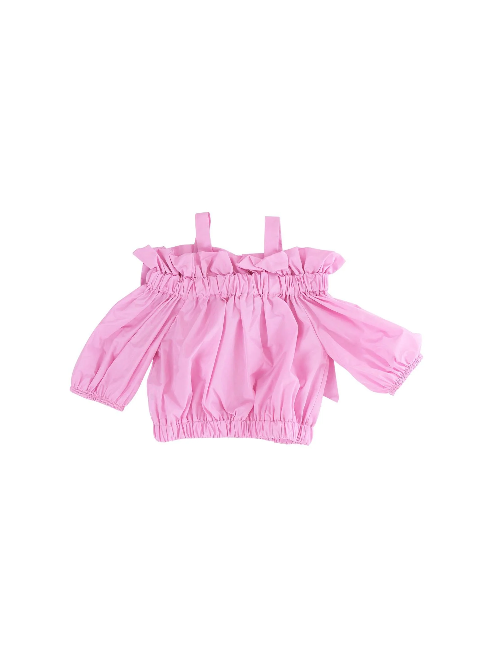 Blusa Miss Grant rosa con fiocco - Image 2