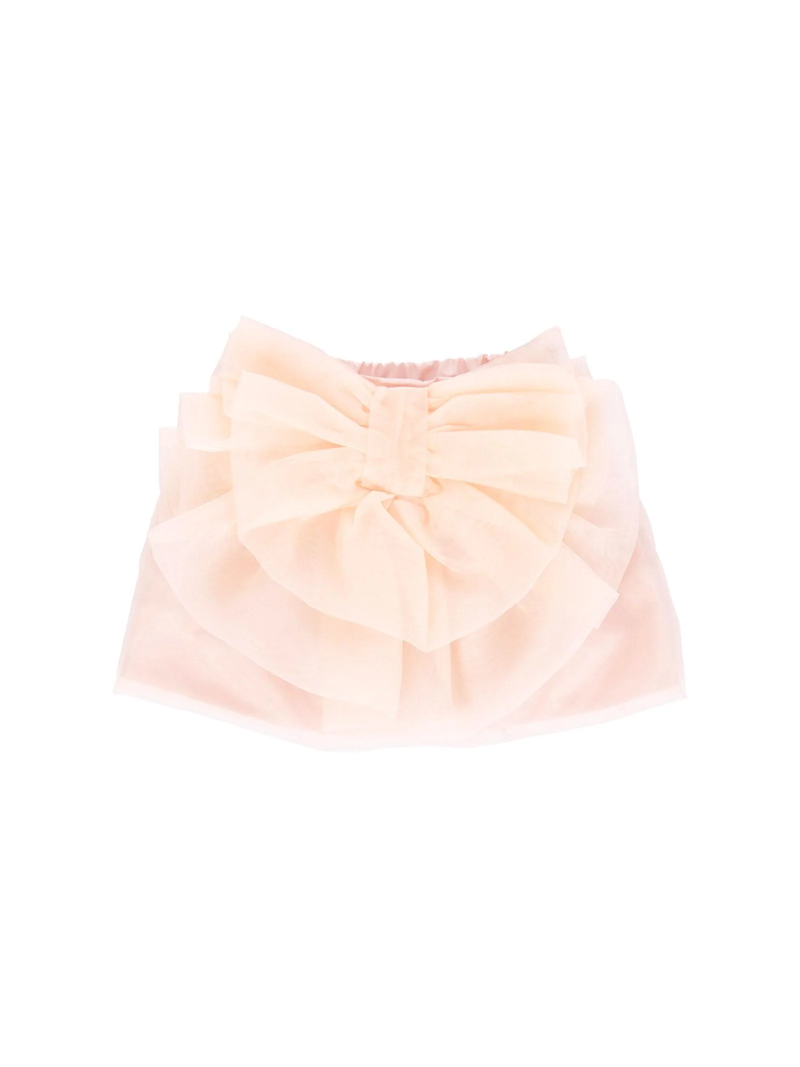 Gonna Miss Grant rosa pesca maxi fiocco frontale in tulle