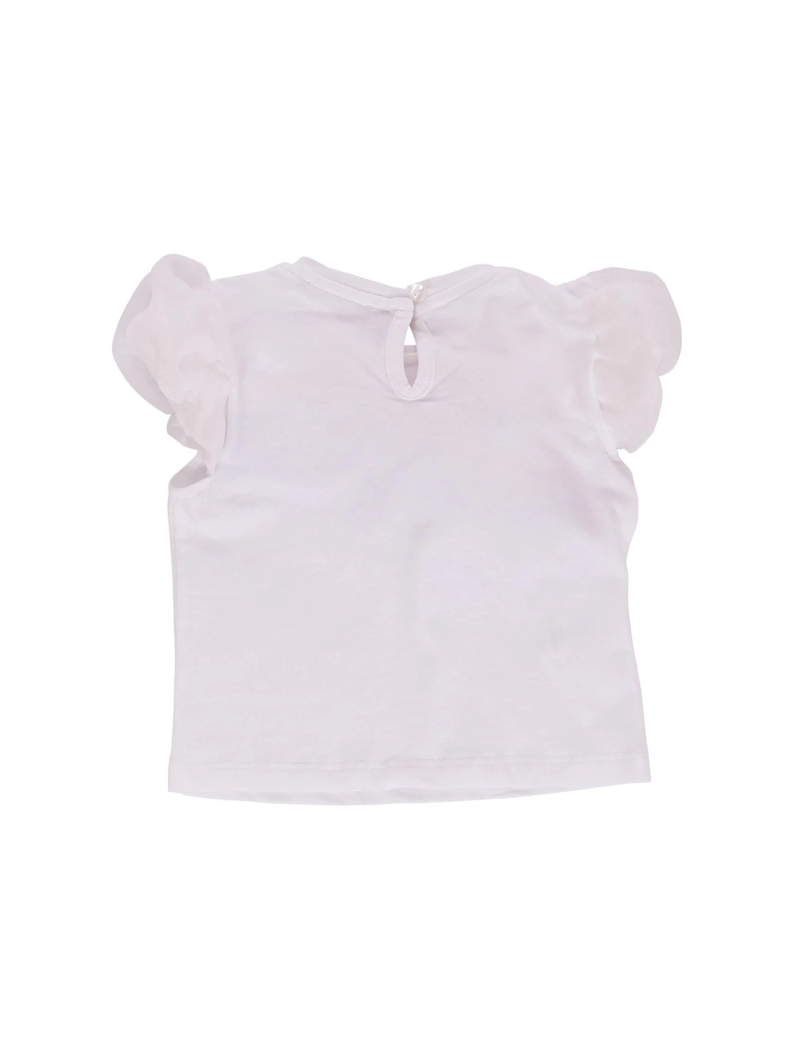 T-Shirt Miss Grant bianca con spille removibili - Image 2