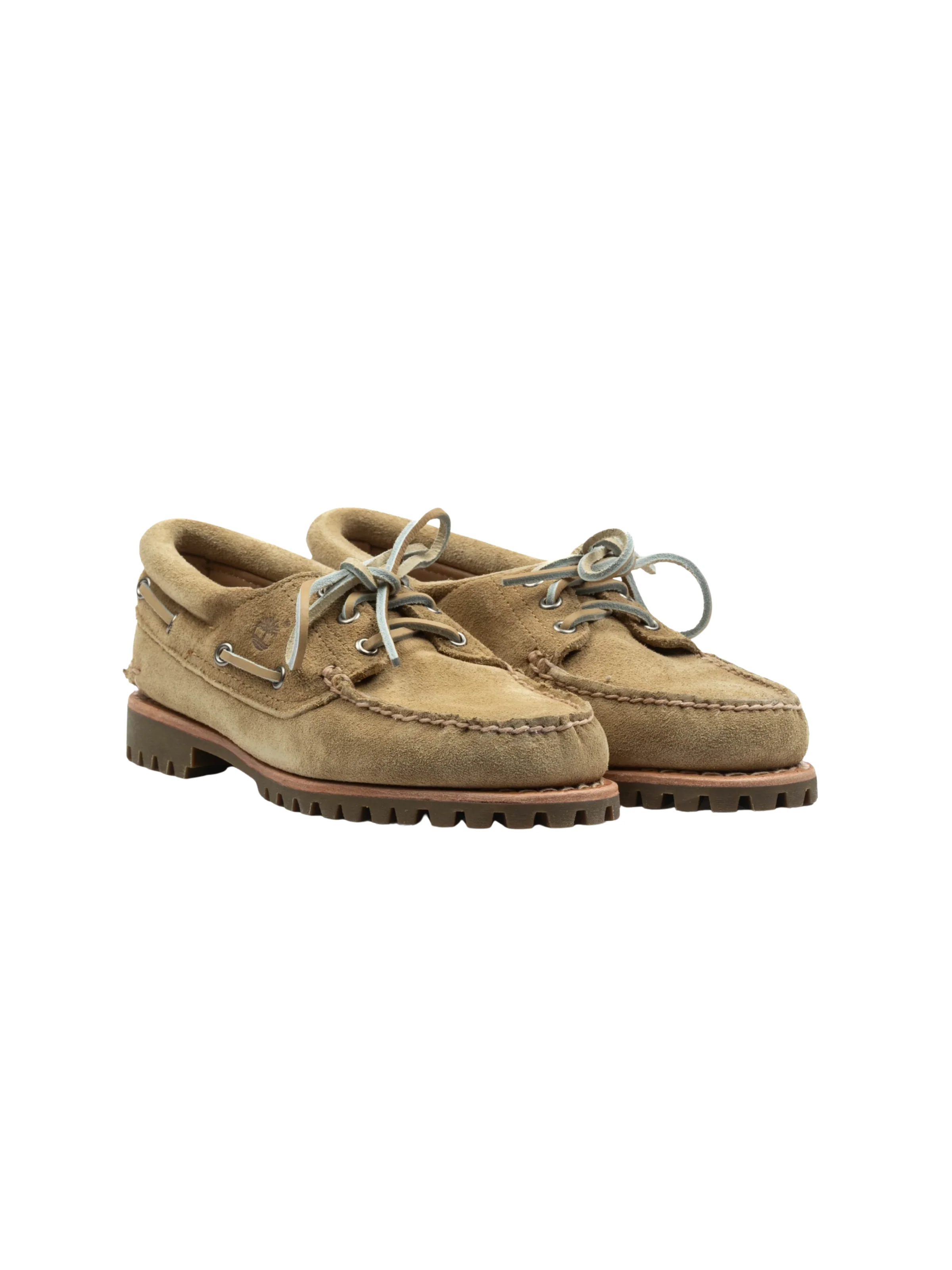 Mocassini "Authentic Boat Shoe Medium" Timbeland in suede beige - Image 2