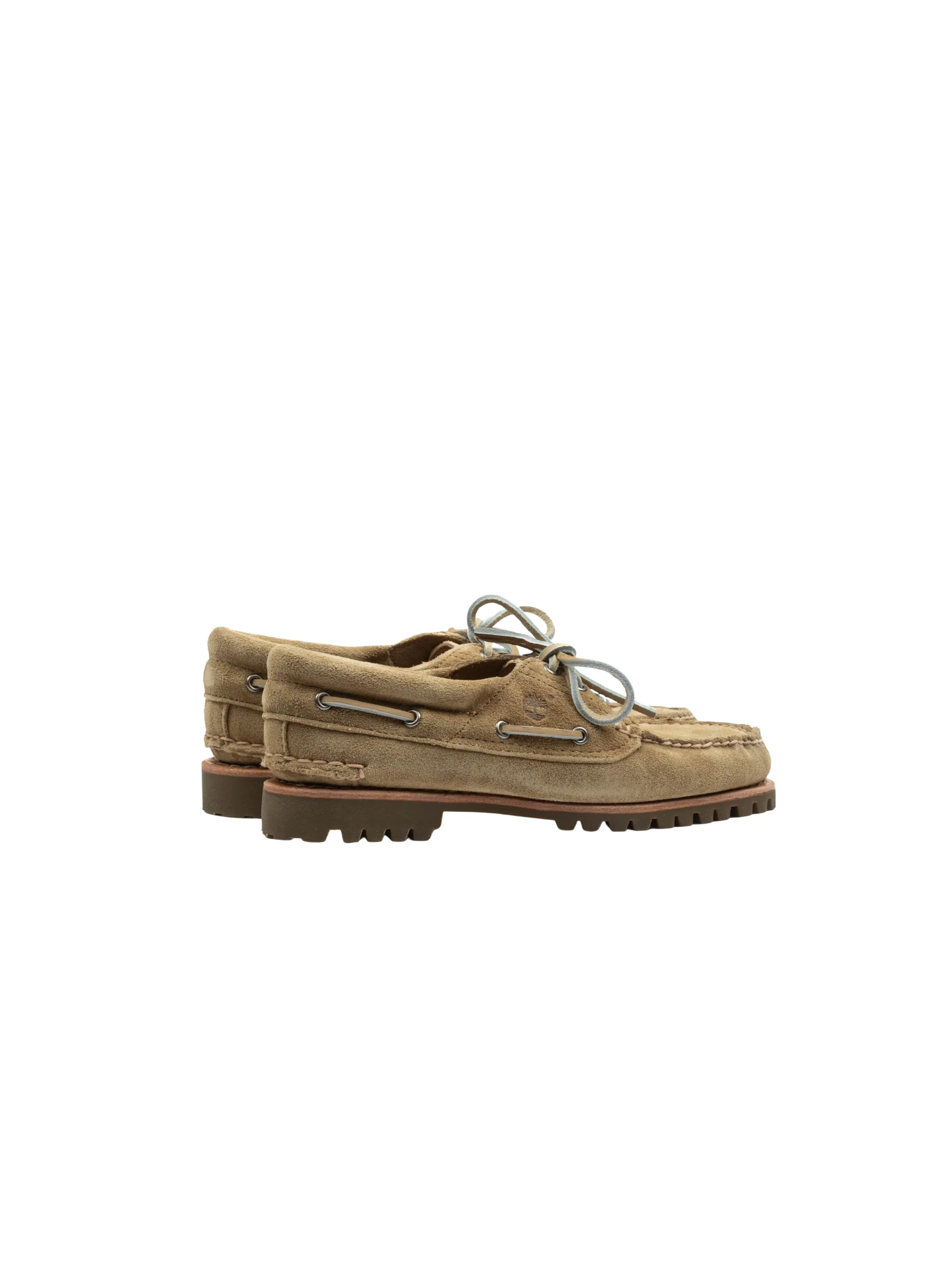 Mocassini "Authentic Boat Shoe Medium" Timbeland in suede beige - Image 4