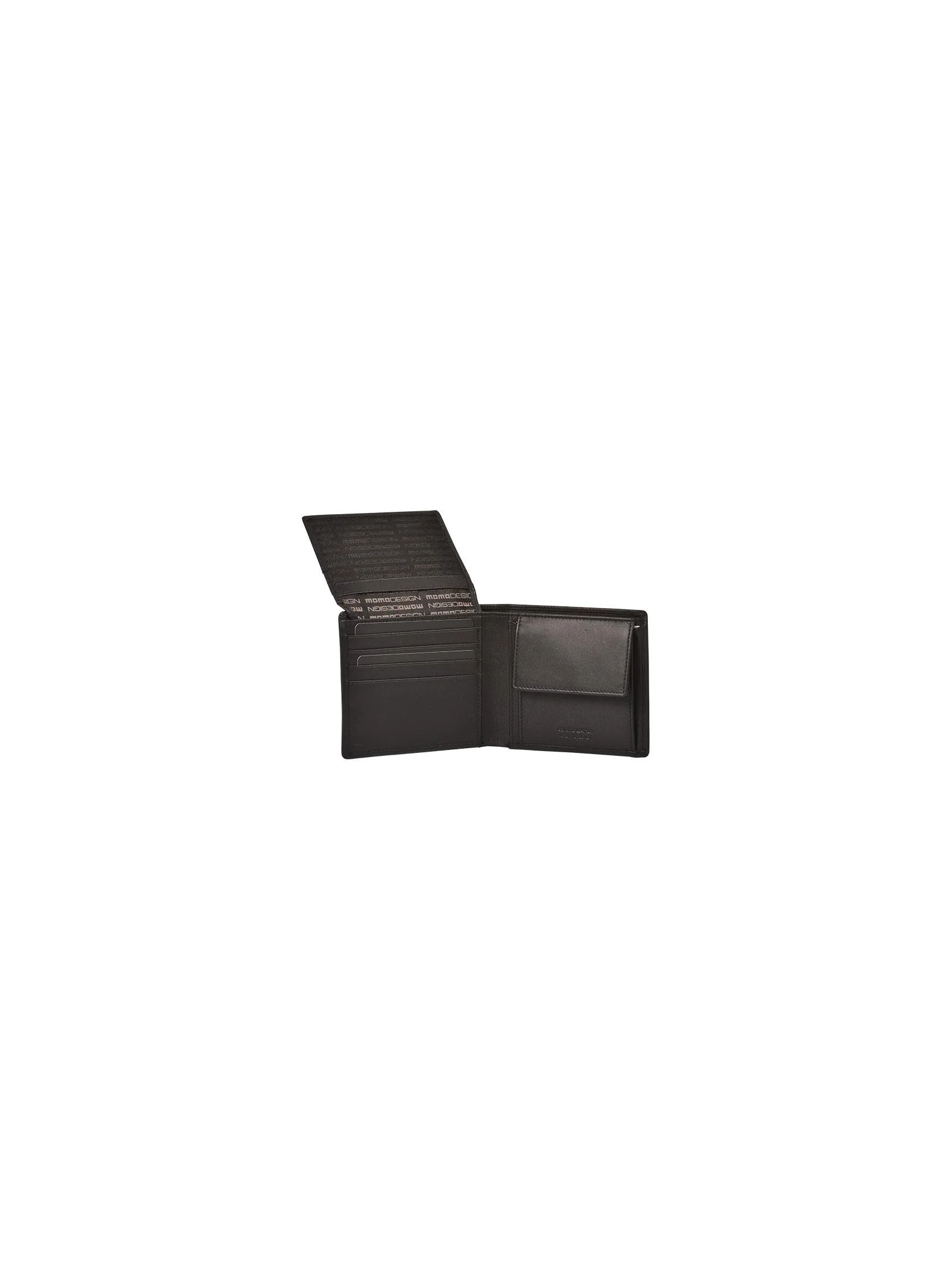 Portafogli nero con logo impresso - Image 3