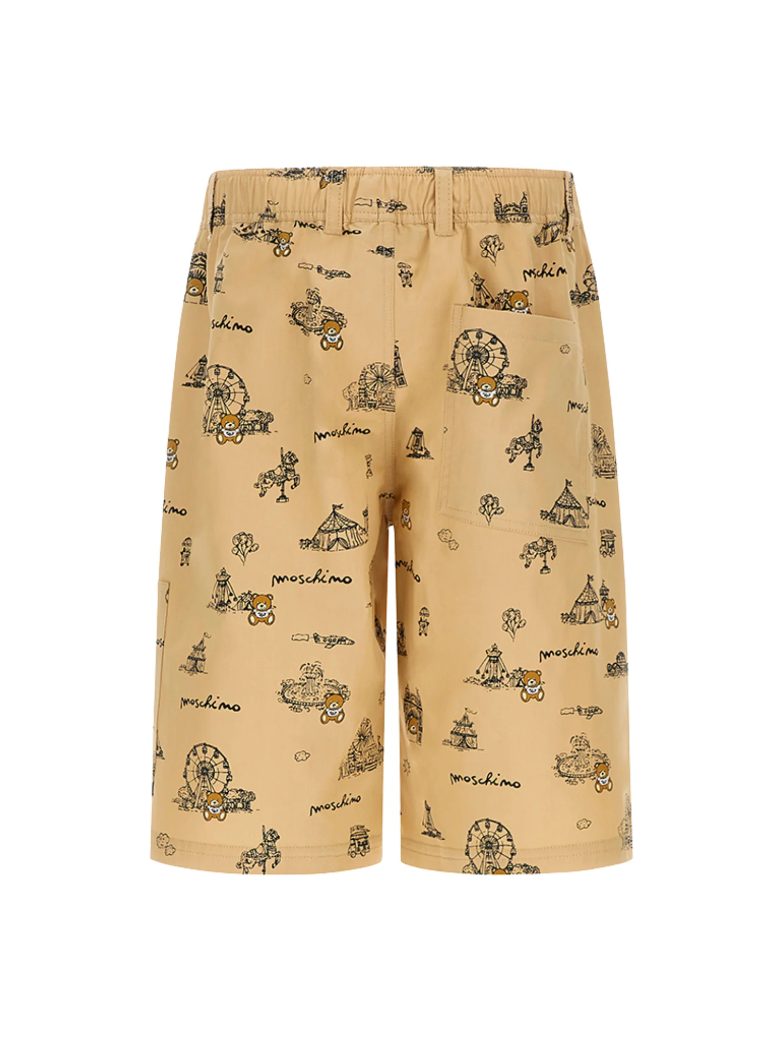 Bermuda Moschino beige con orsetto toy e attrazioni - Image 2