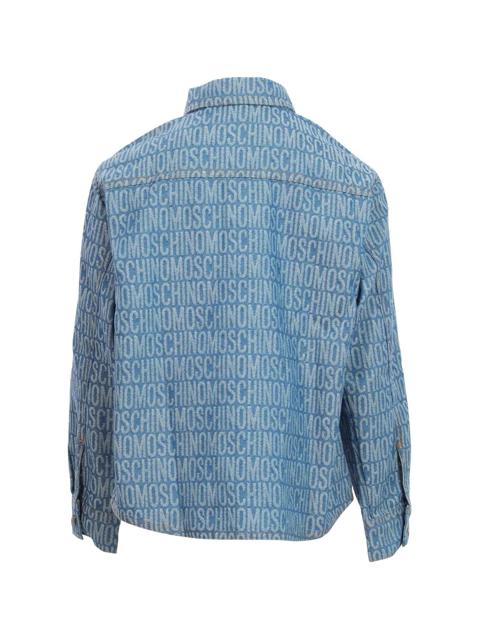 Camicia denim monogramma jacquard - Image 3