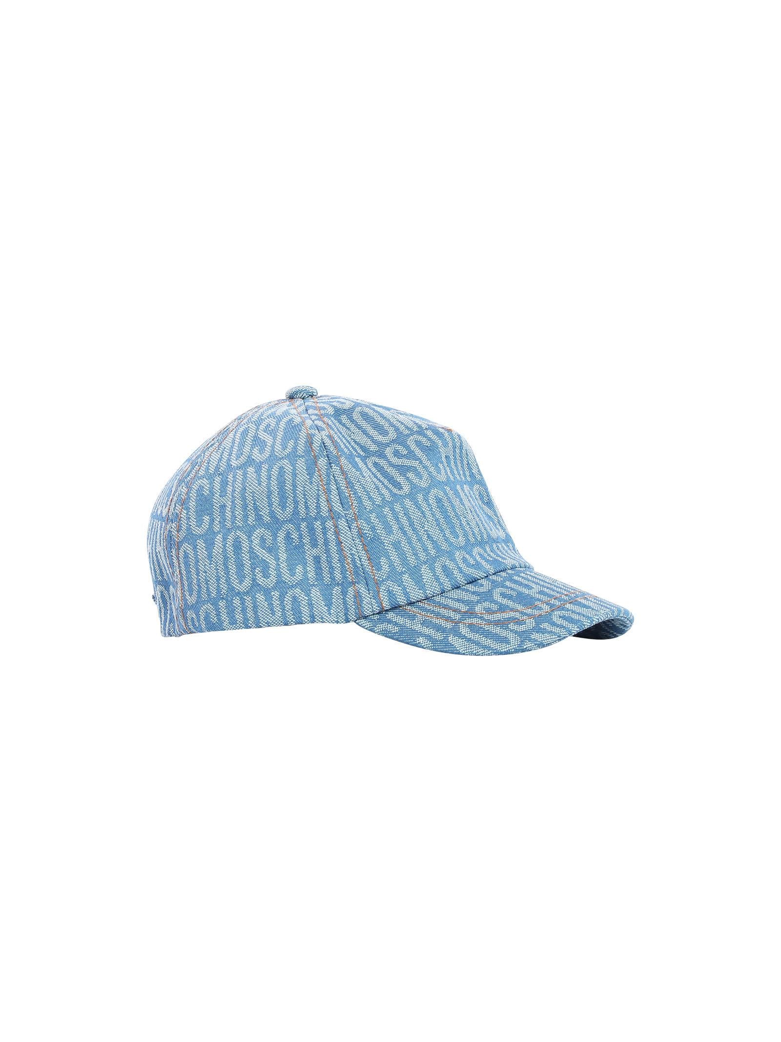 Cappello effetto denim con visiera e logo all over - Image 2